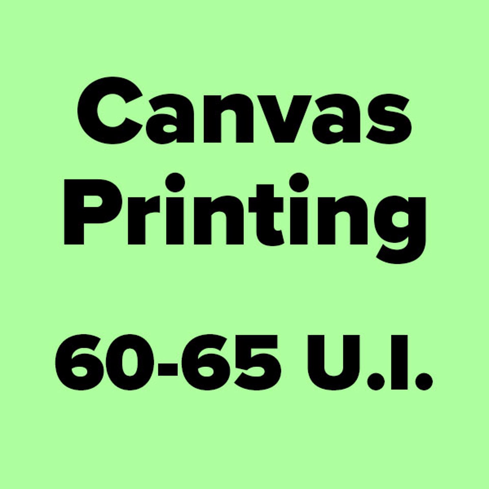 Canvas Printing 60-65 U.I. by LaFontsee Galleries Graphics