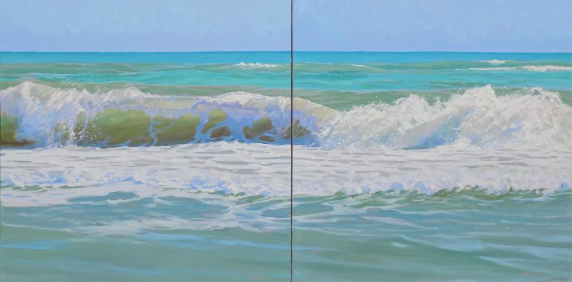 Replenishing Wave Diptych by Rani Garner