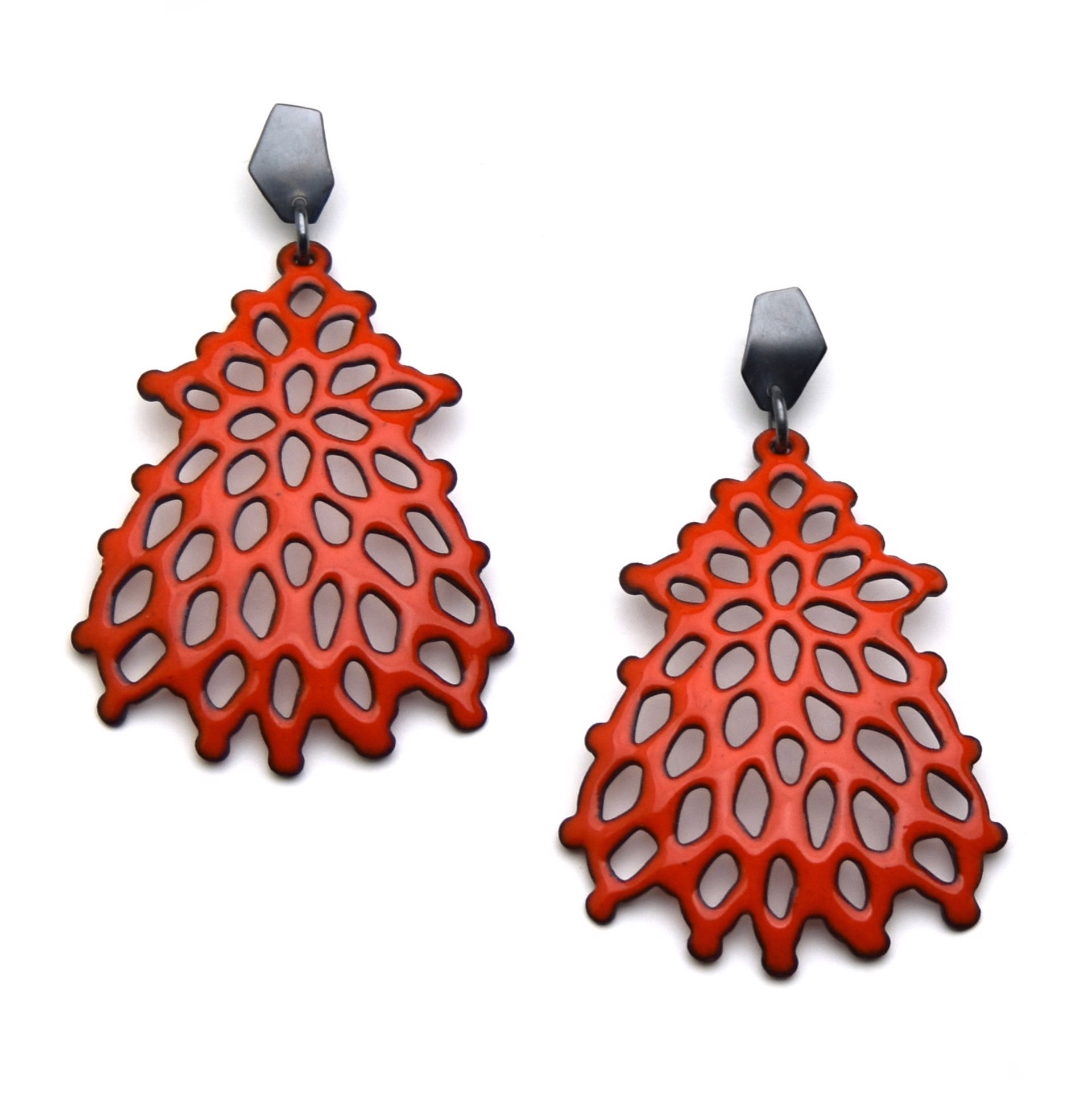 Large Structure Earrings by Joanna Nealey