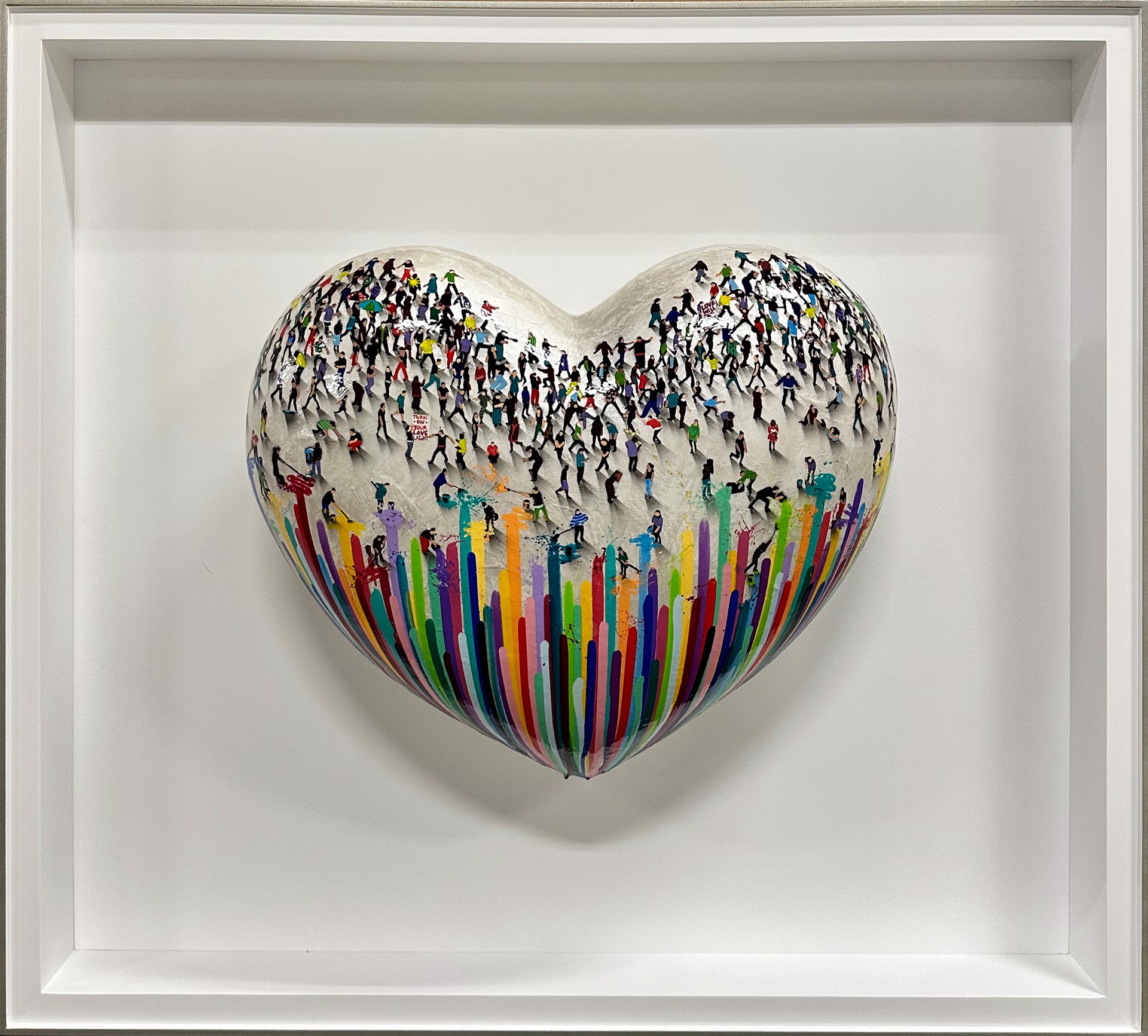 Soul Affection - Pearl with Colorful Drips by Craig Alan, Populus