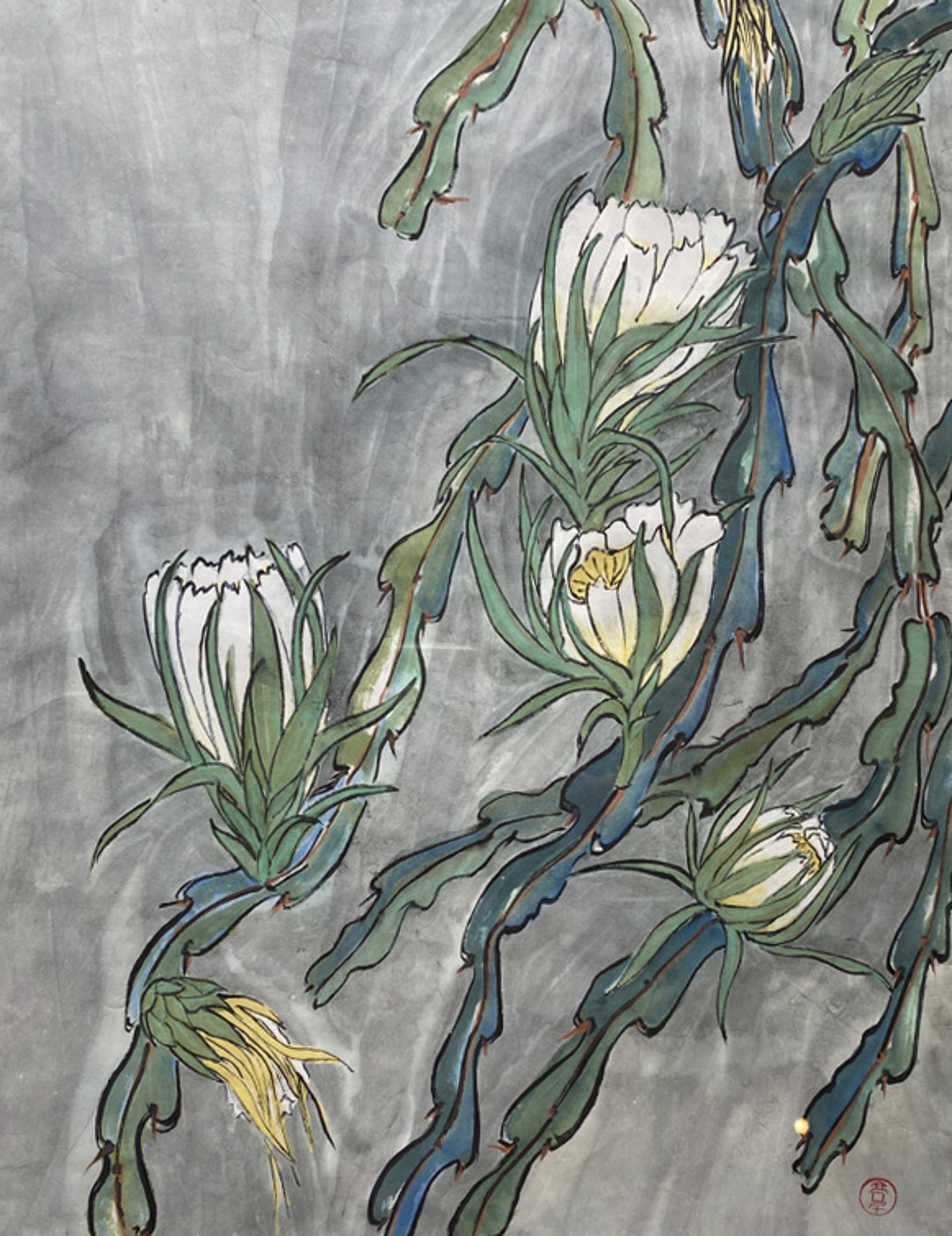 Night Blooming Cereus by Naty Hopewell