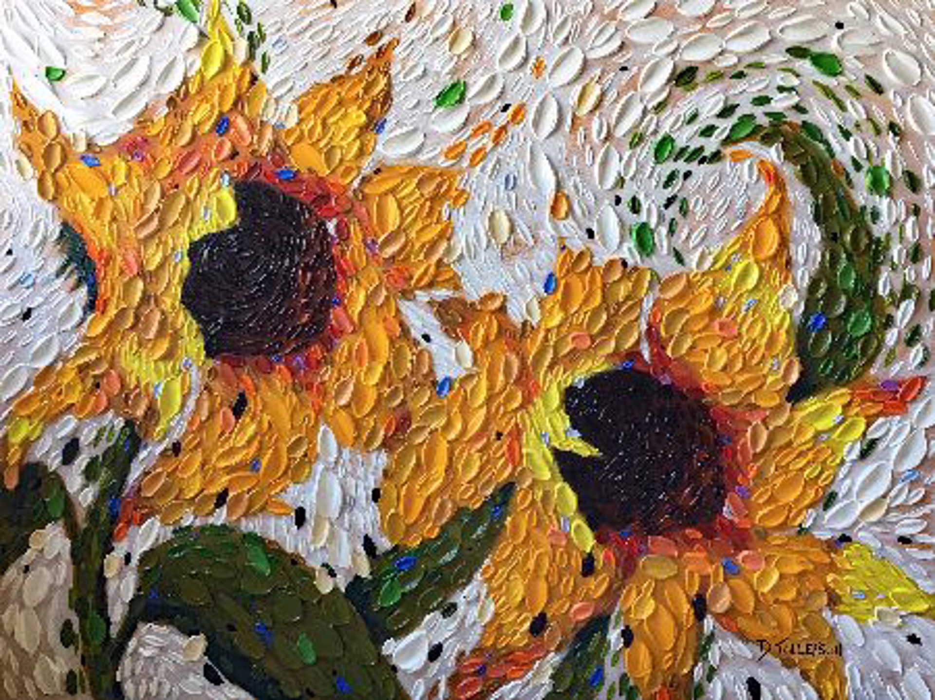 Sunflower Embrace by Dena Tollefson