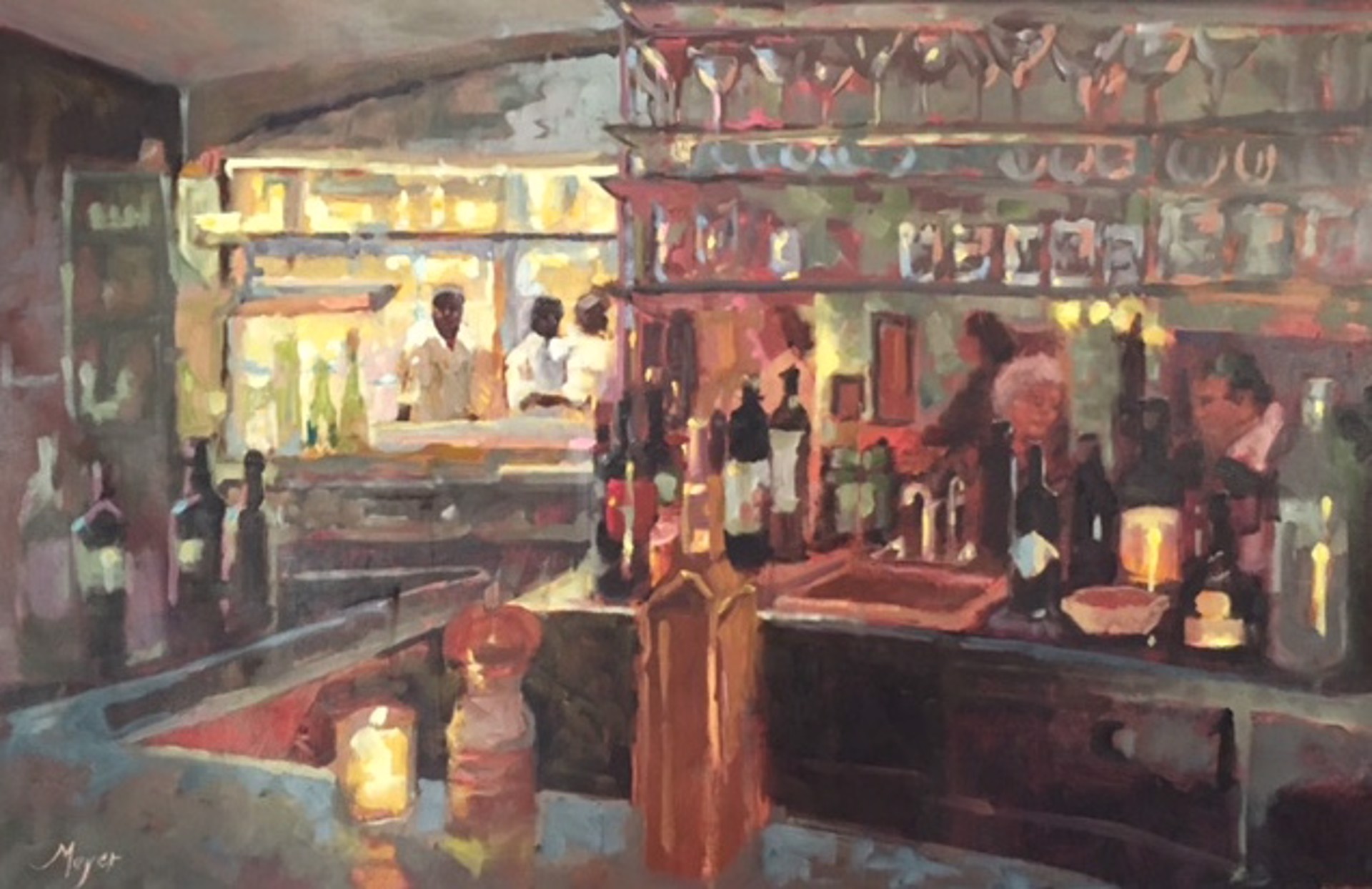 Mirror Mirror on the Bar by Laurie Meyer