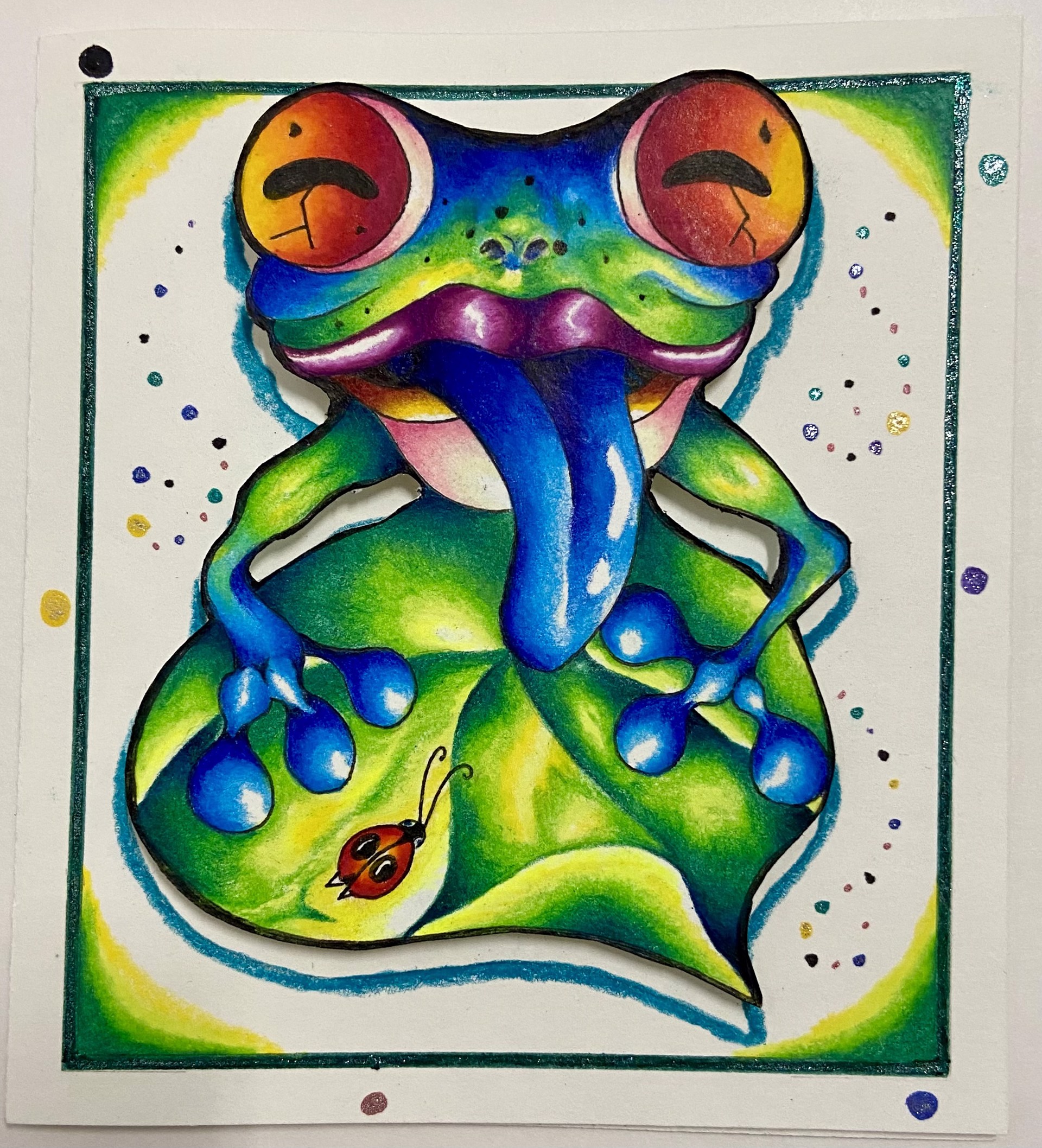 Small Frog Card by Tom McGrath