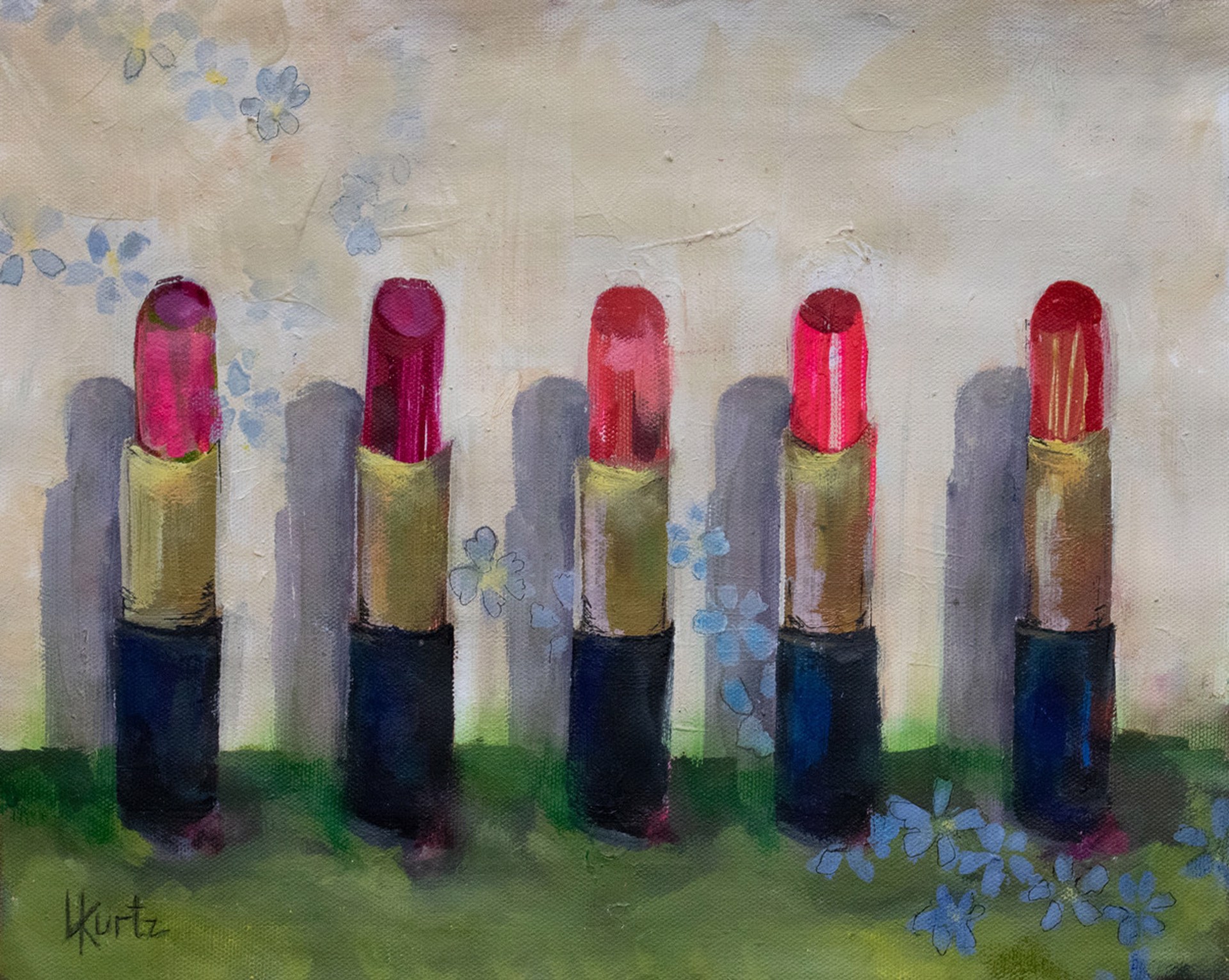 Lipstick Study by Lorra Kurtz