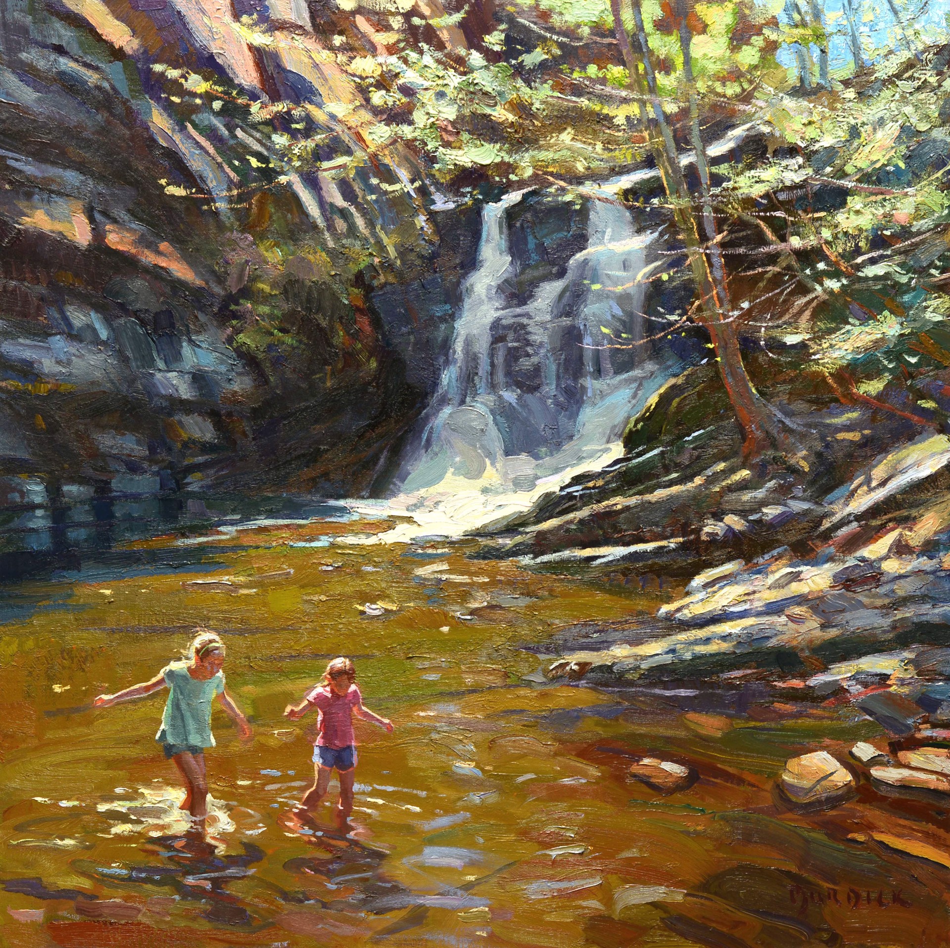 Lower Cascade Falls by Scott Burdick