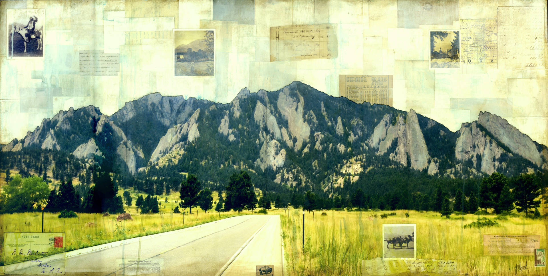 Road to Flatirons by JC Spock