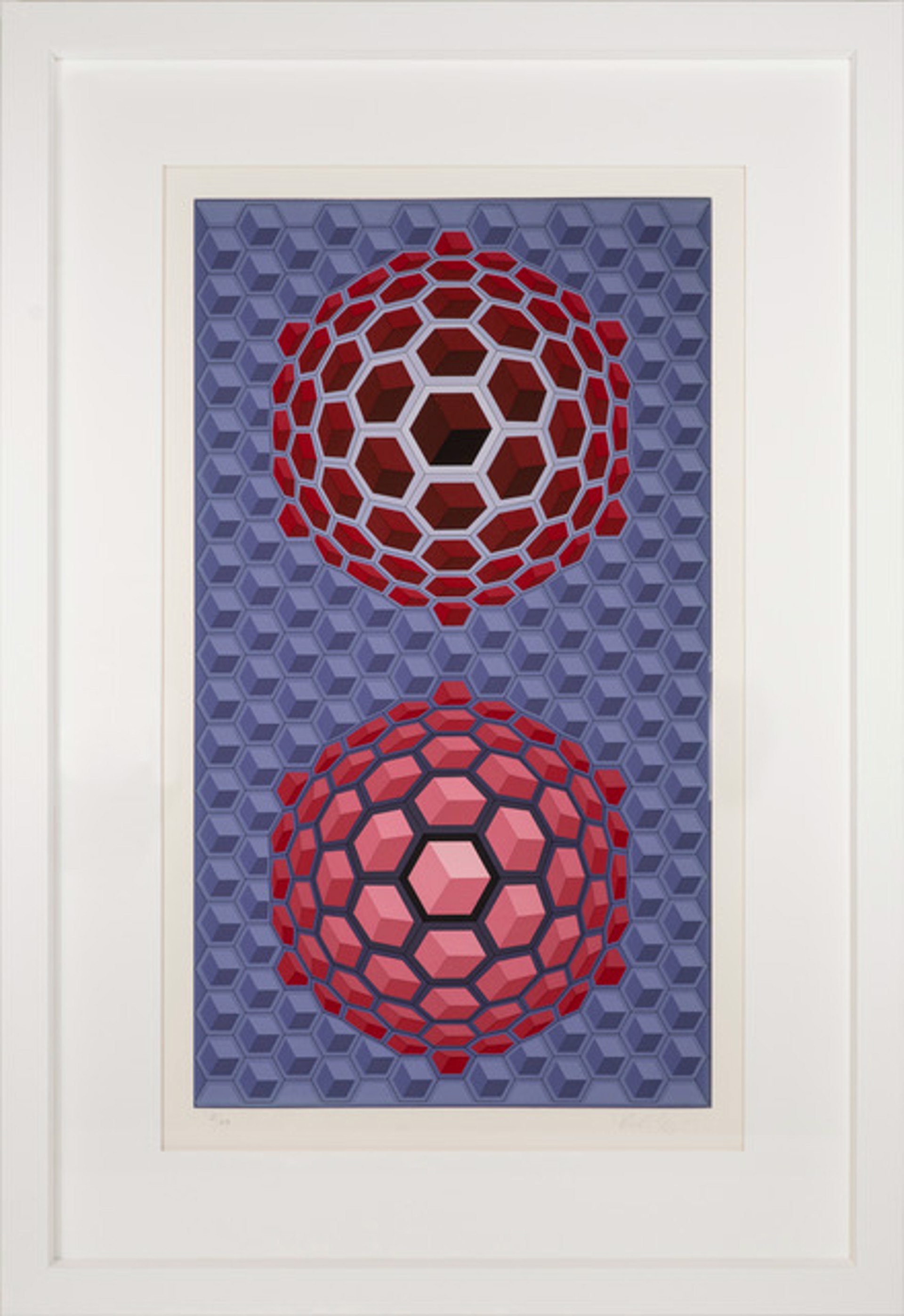 Purple Long by Victor Vasarely