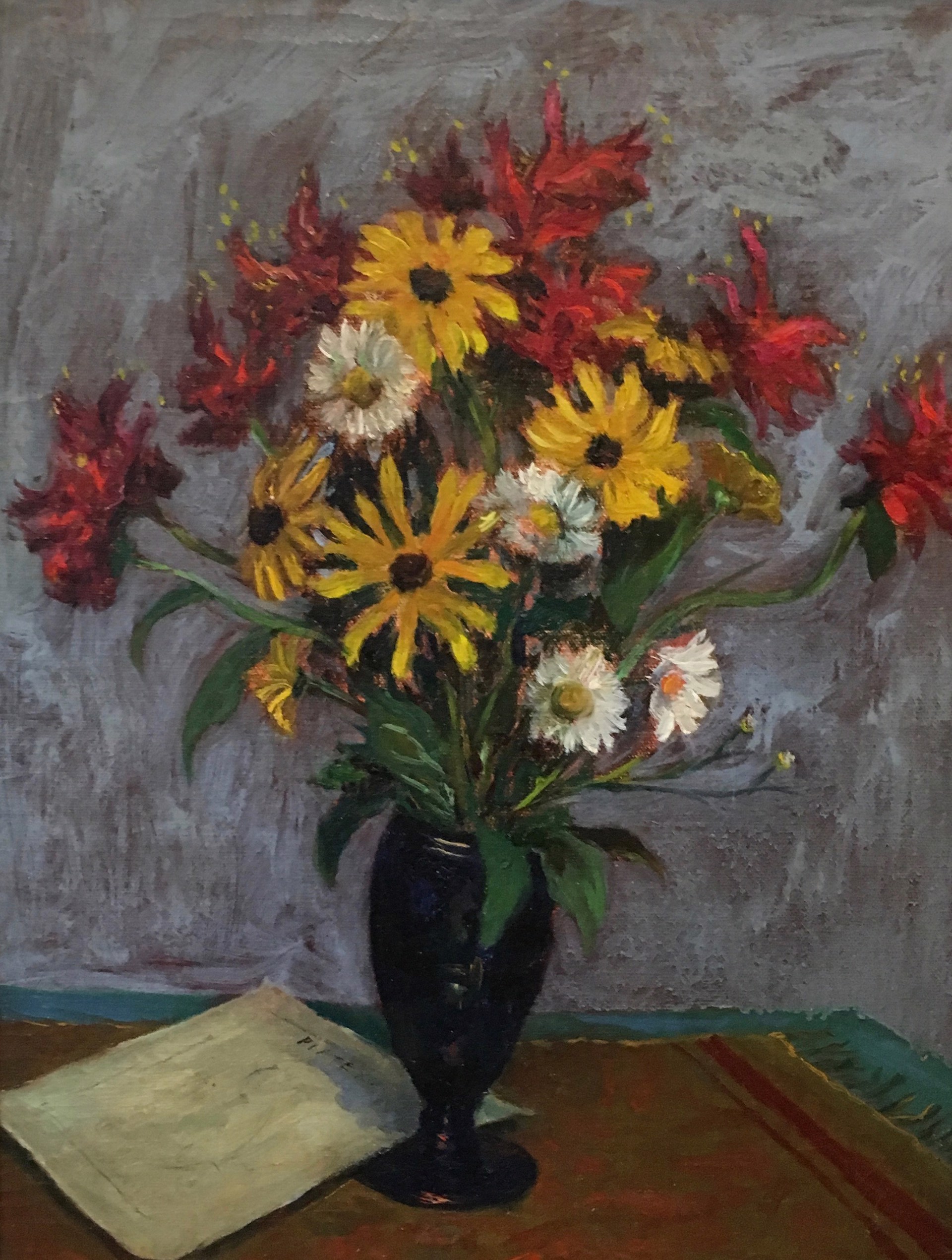 Still Life with Black Eyed Susans by Alvin Ross