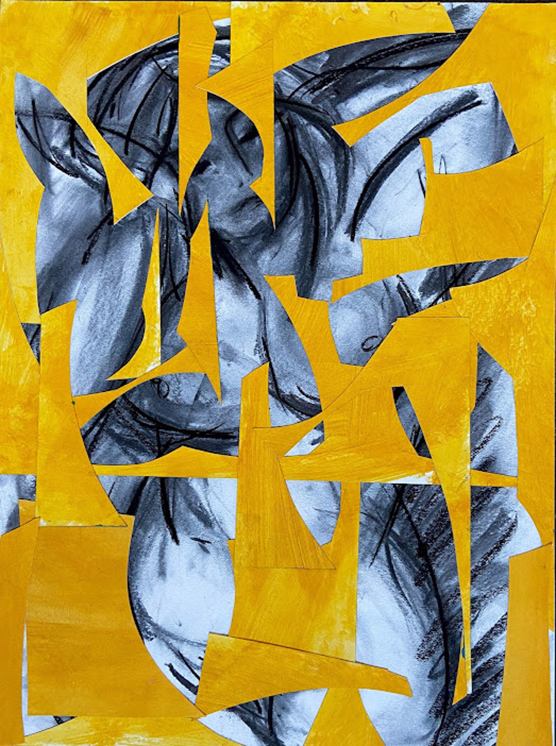 Fragmented Female in Yellow by Heidi Lanino