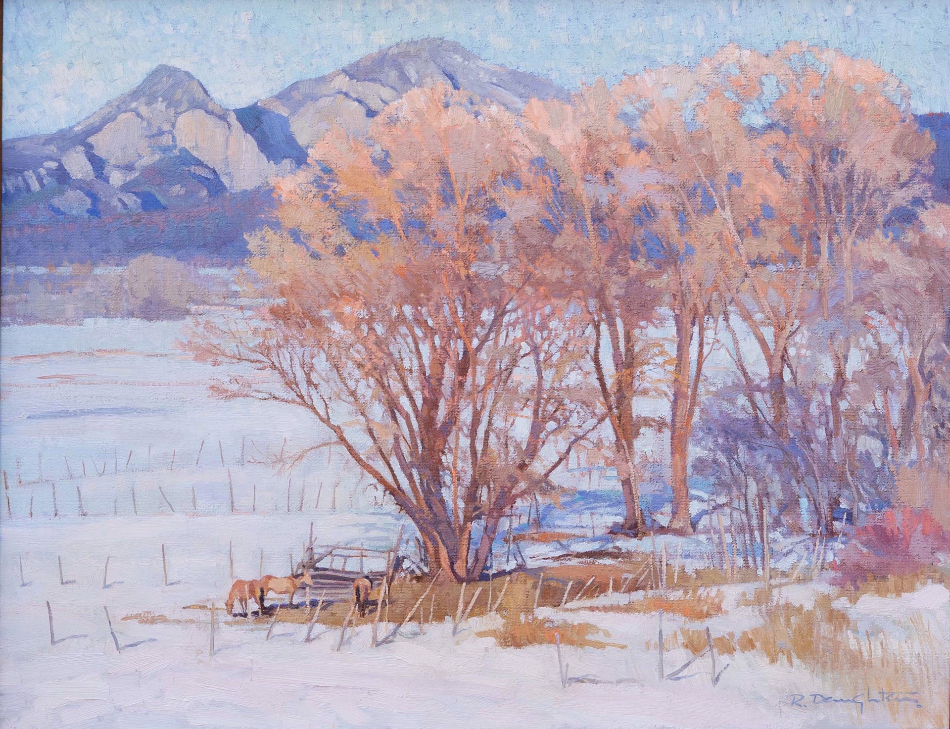 Taos Valley by Robert Daughters (1929-2013)