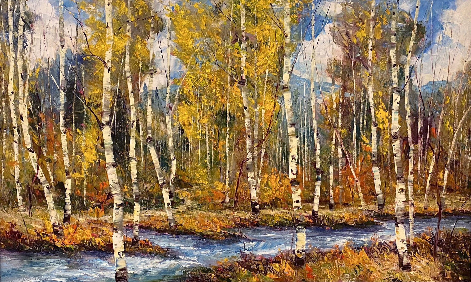 Colors of Fall (SOLD) by DEAN BRADSHAW