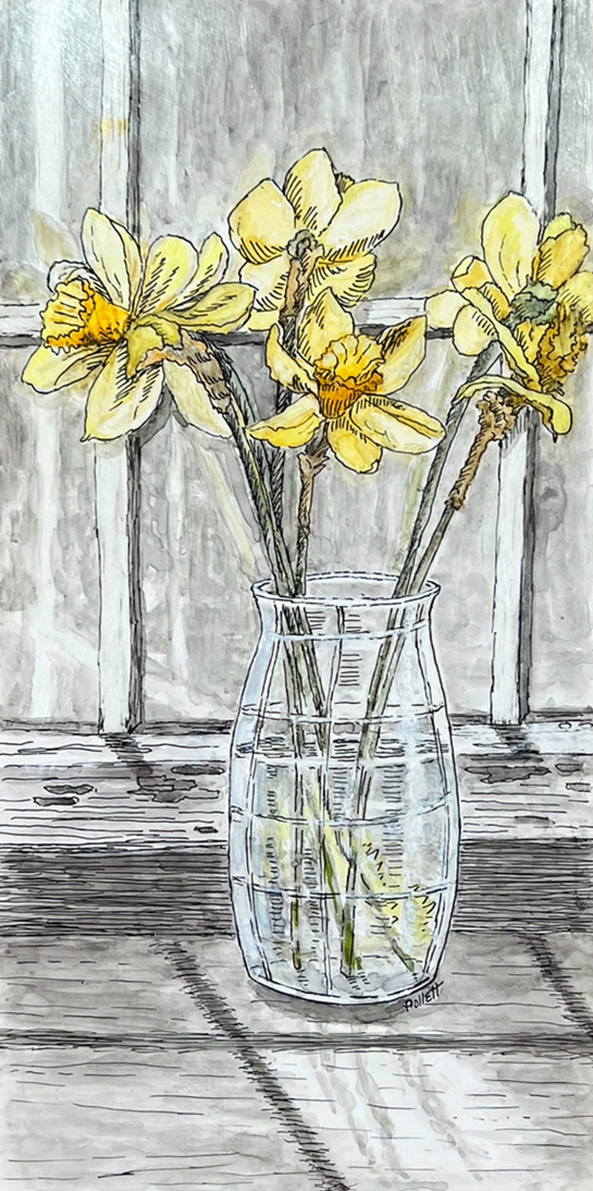 Spring Daffodils by Cynthia Pollett