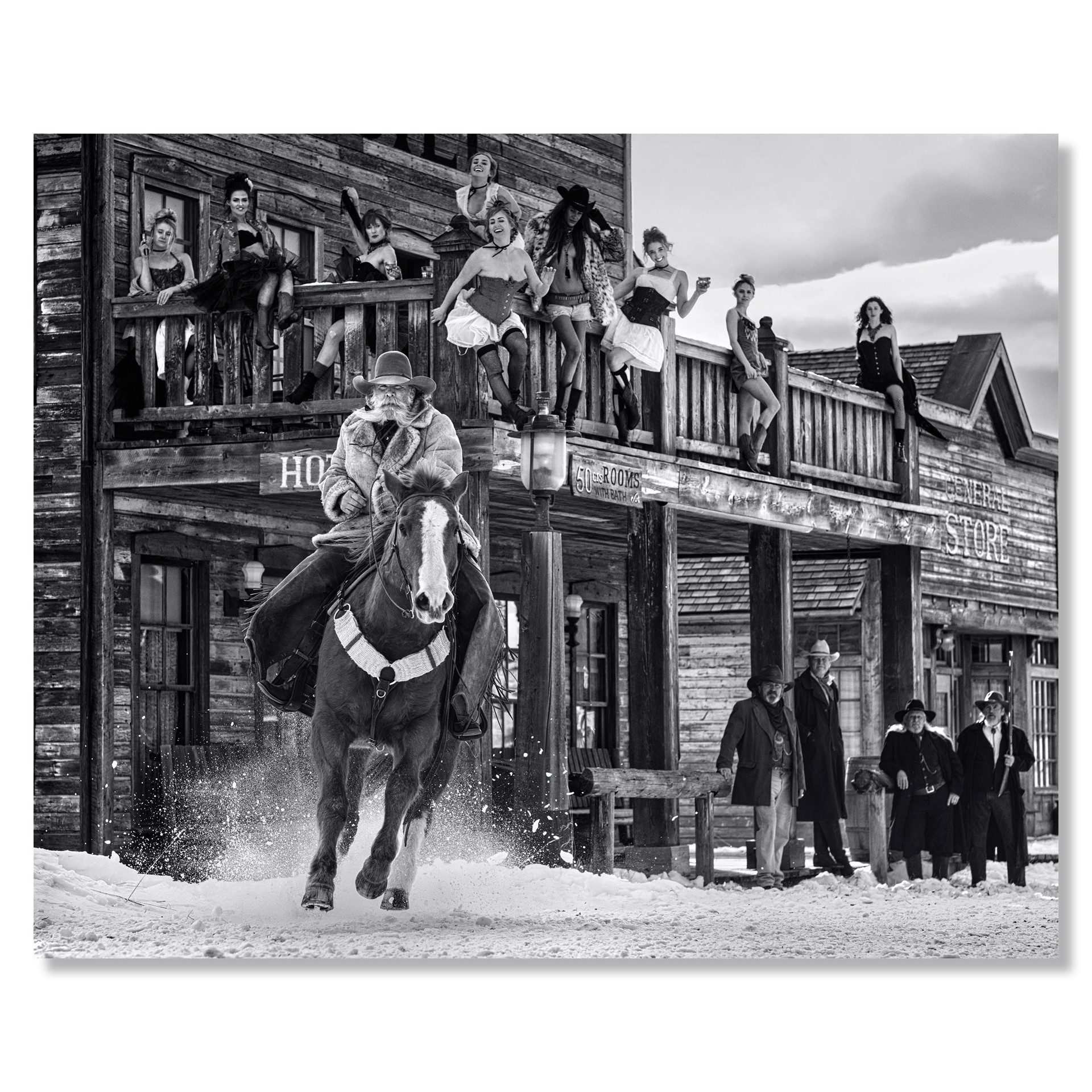 Mama Don't Let your Children Grow up to be Cowboy by David Yarrow