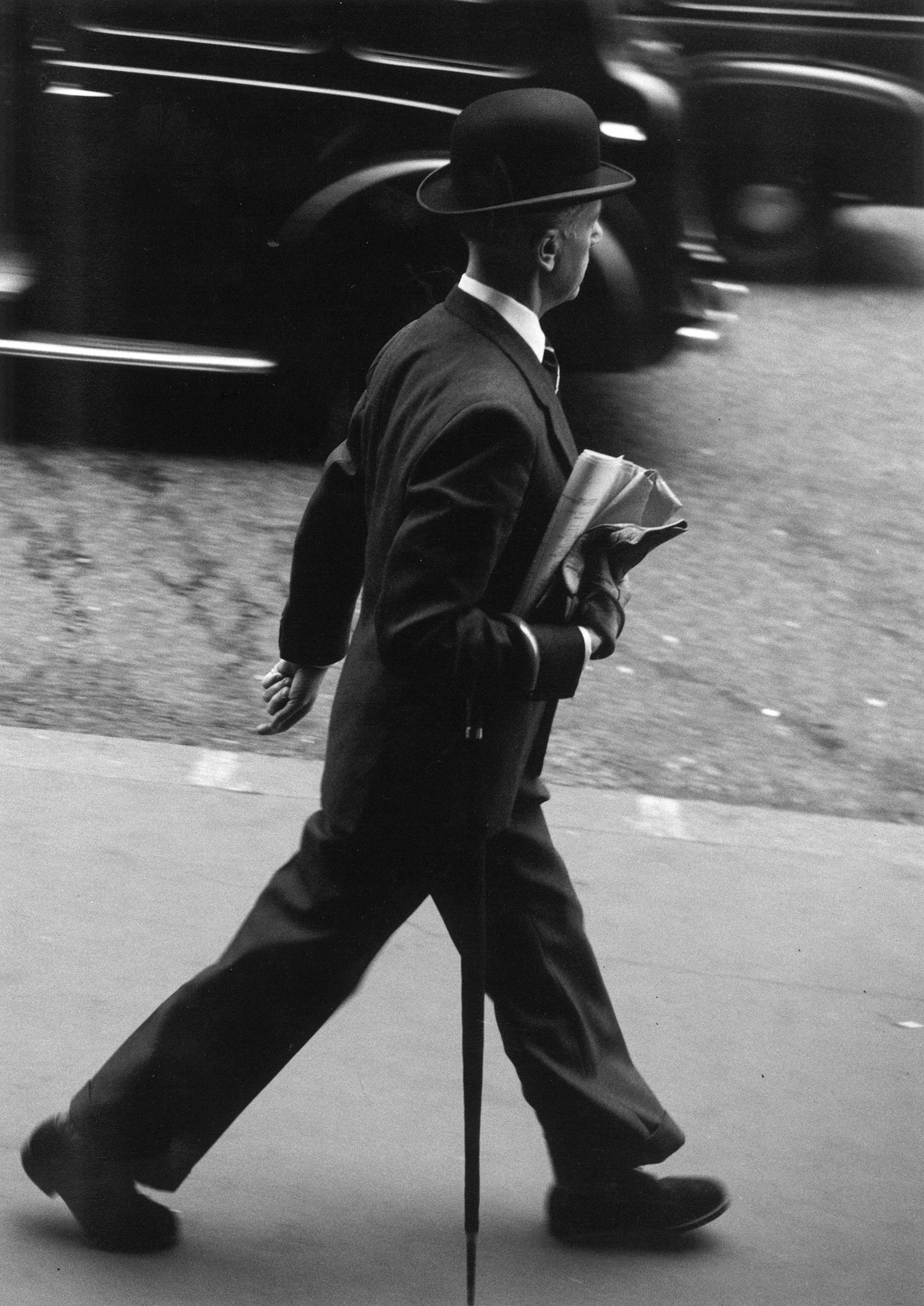 Man Walking, London by Paula Kotis