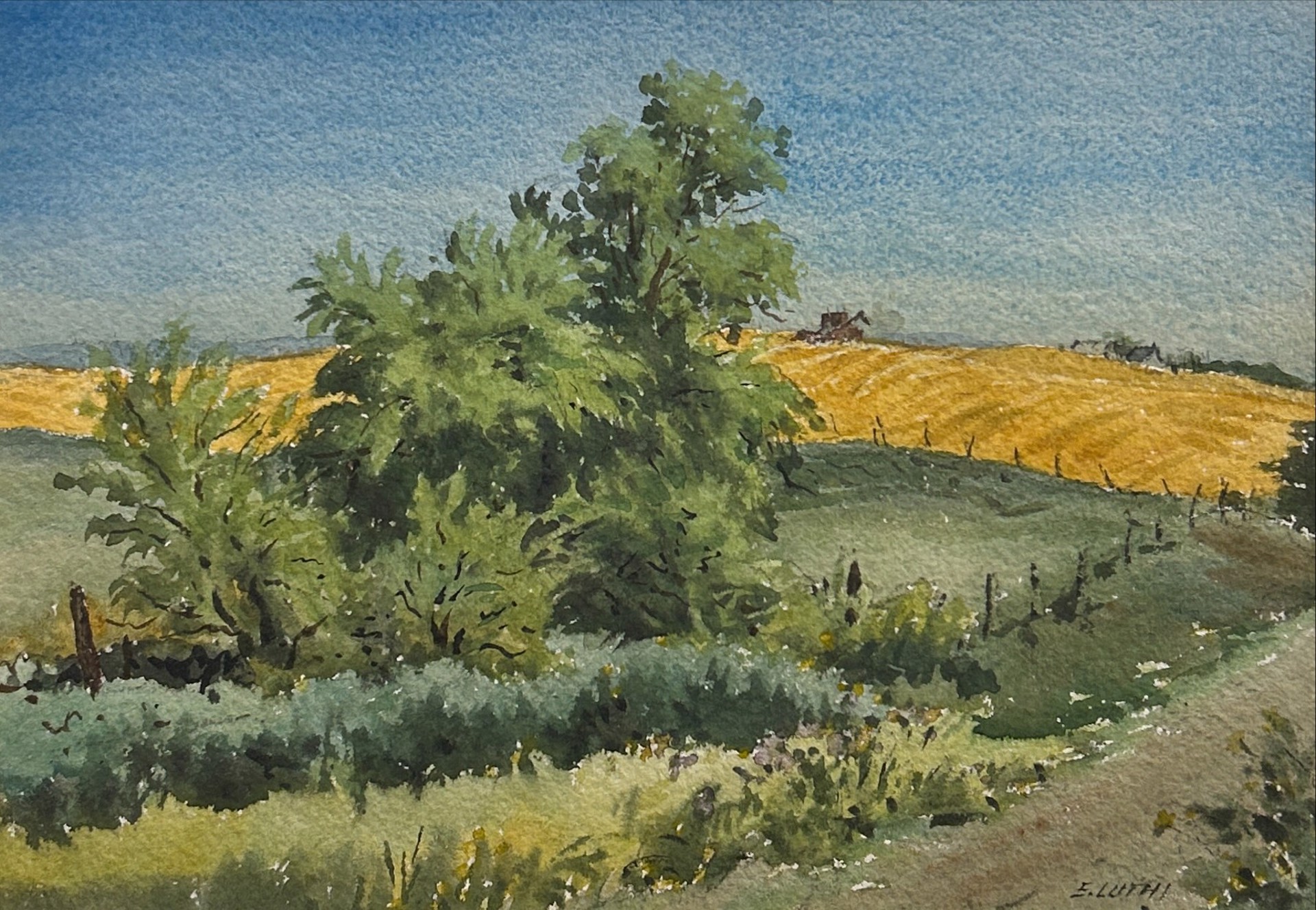 Near Govan by Ernest Luthi (1906-1983)