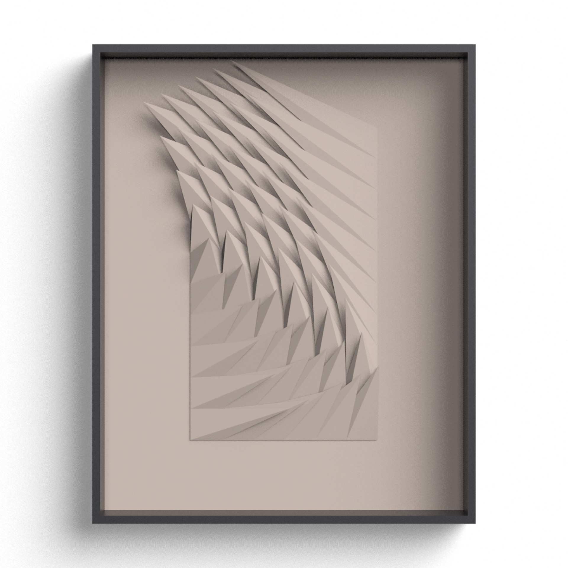 Swirl #4 Gray by Yossi Ben Abu