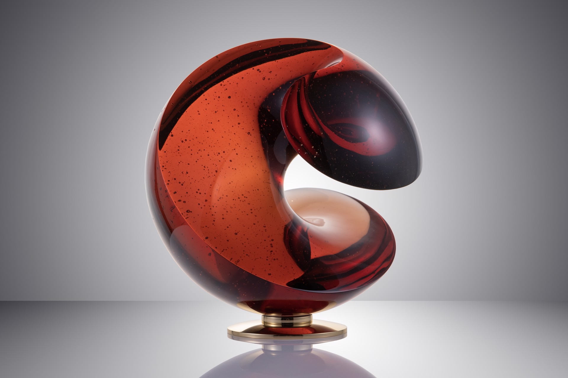 "Wave" Red by Vlastimil Beranek