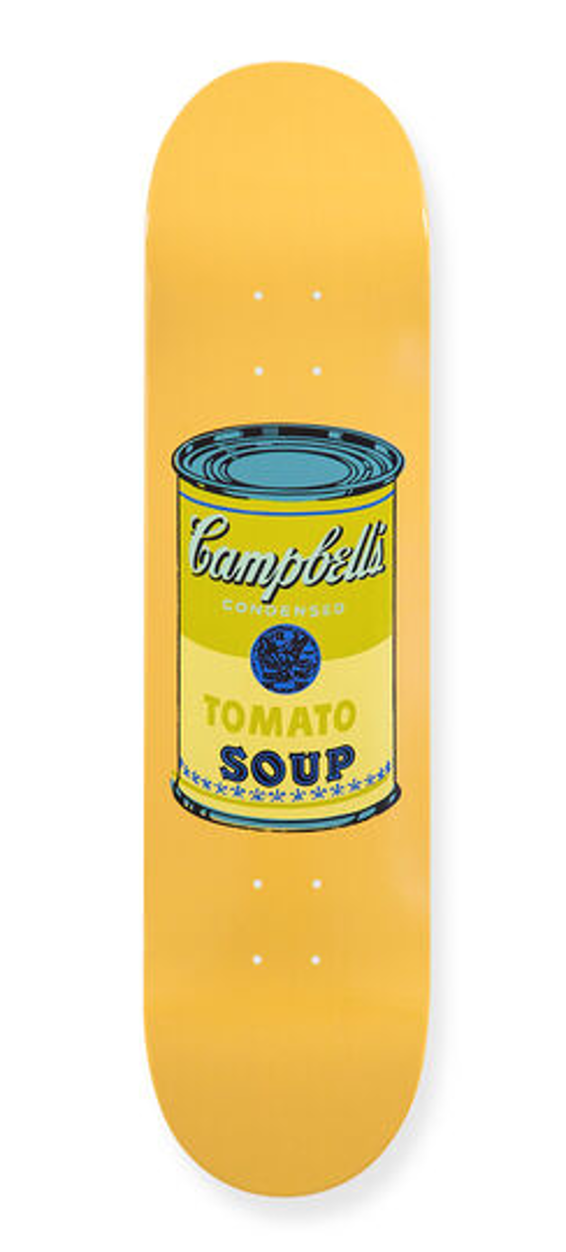 Campbell's Soup Skate Deck (Yellow with Yellow Can) by Andy Warhol