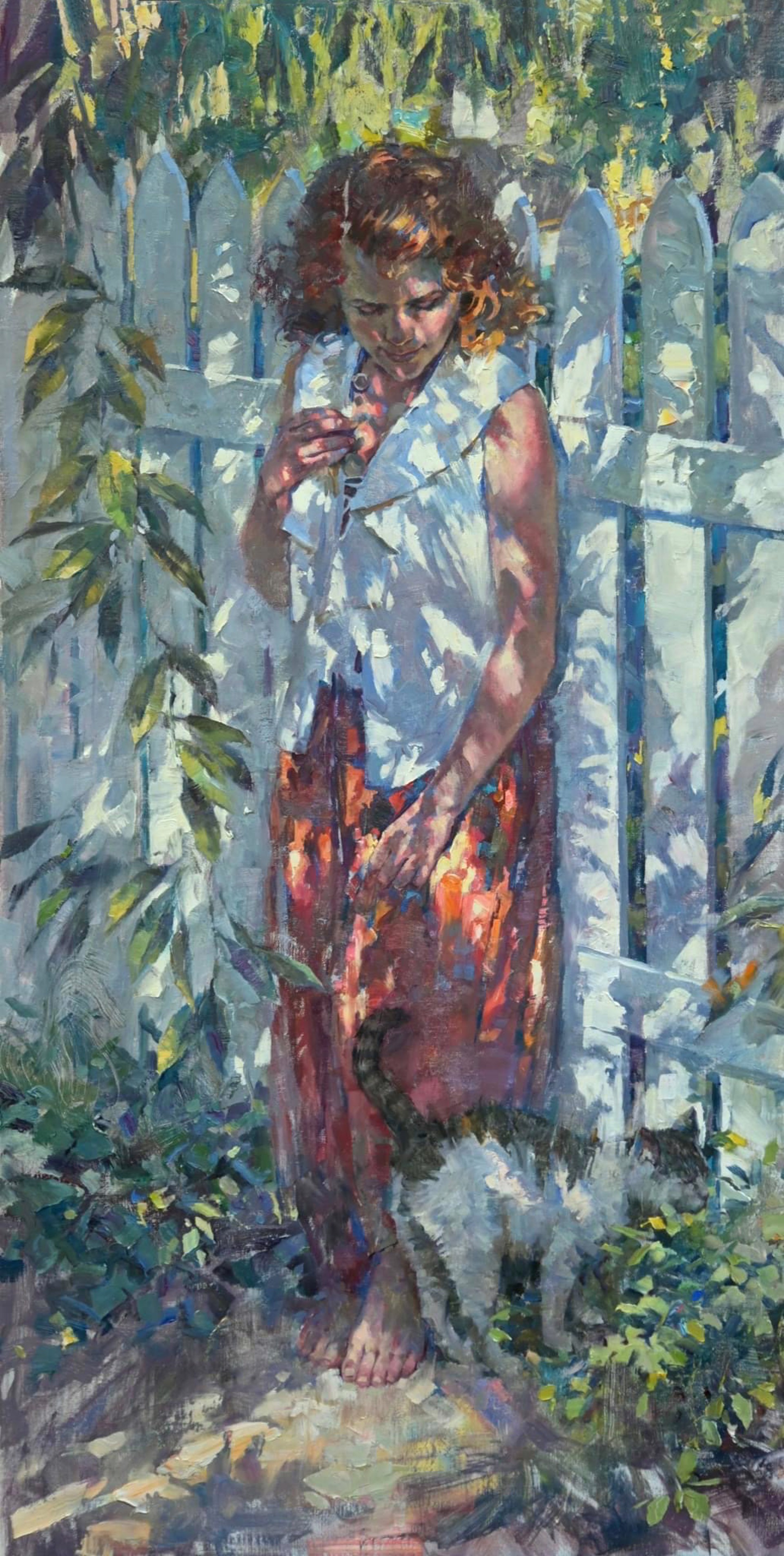 John Michael Carter, OPAM "Garden Shadows" by Oil Painters of America
