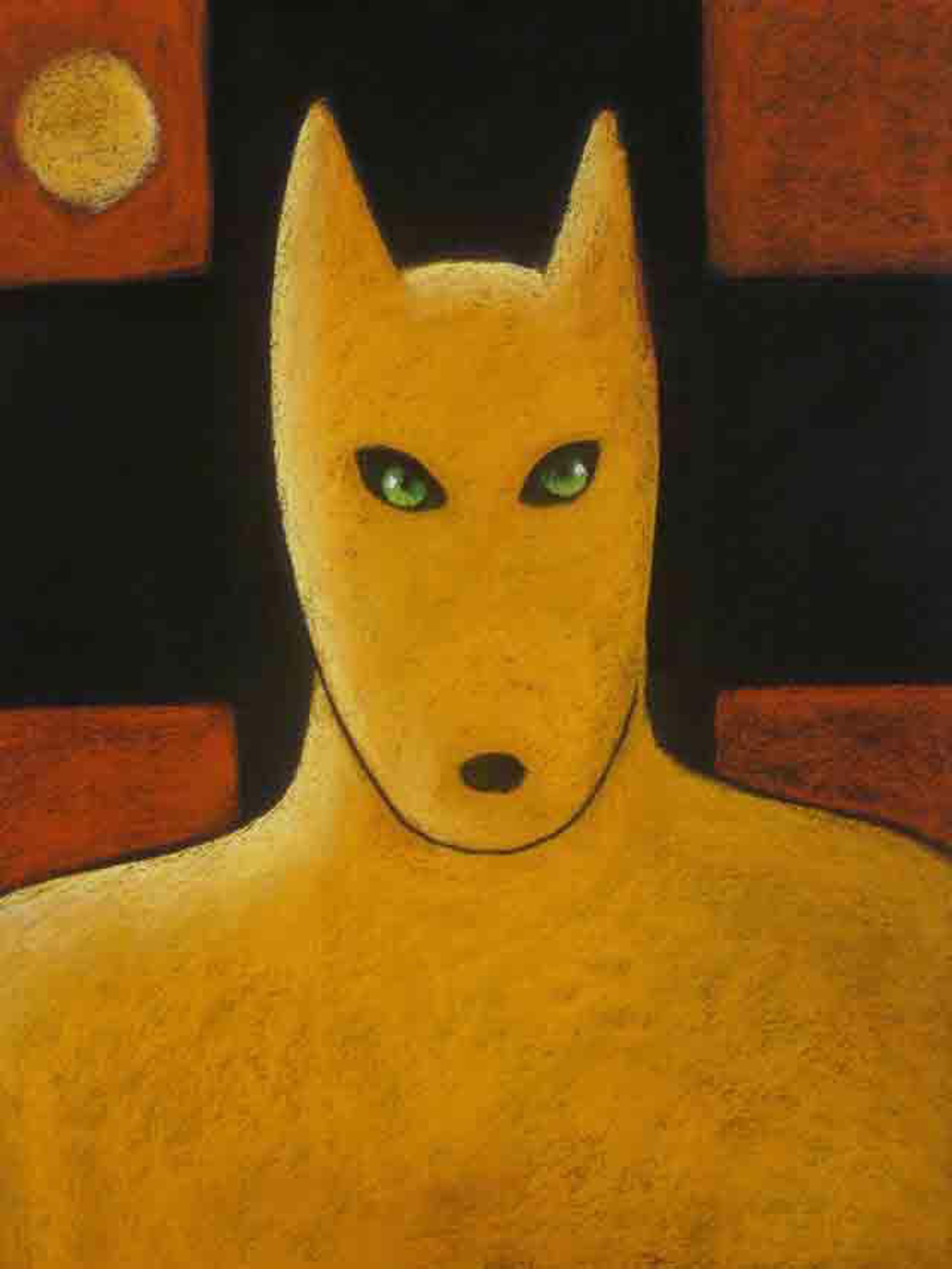Yellow Wolf Warrior - SOLD available for commission by Carole LaRoche