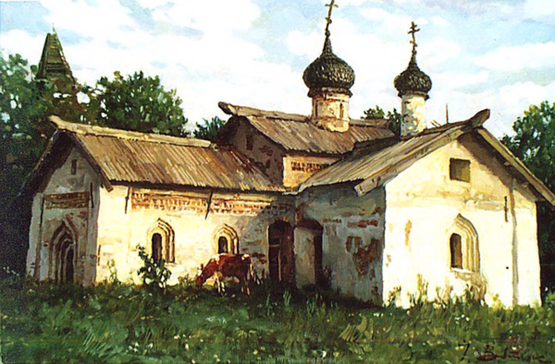 Ancient Church by Ivan Vityuk
