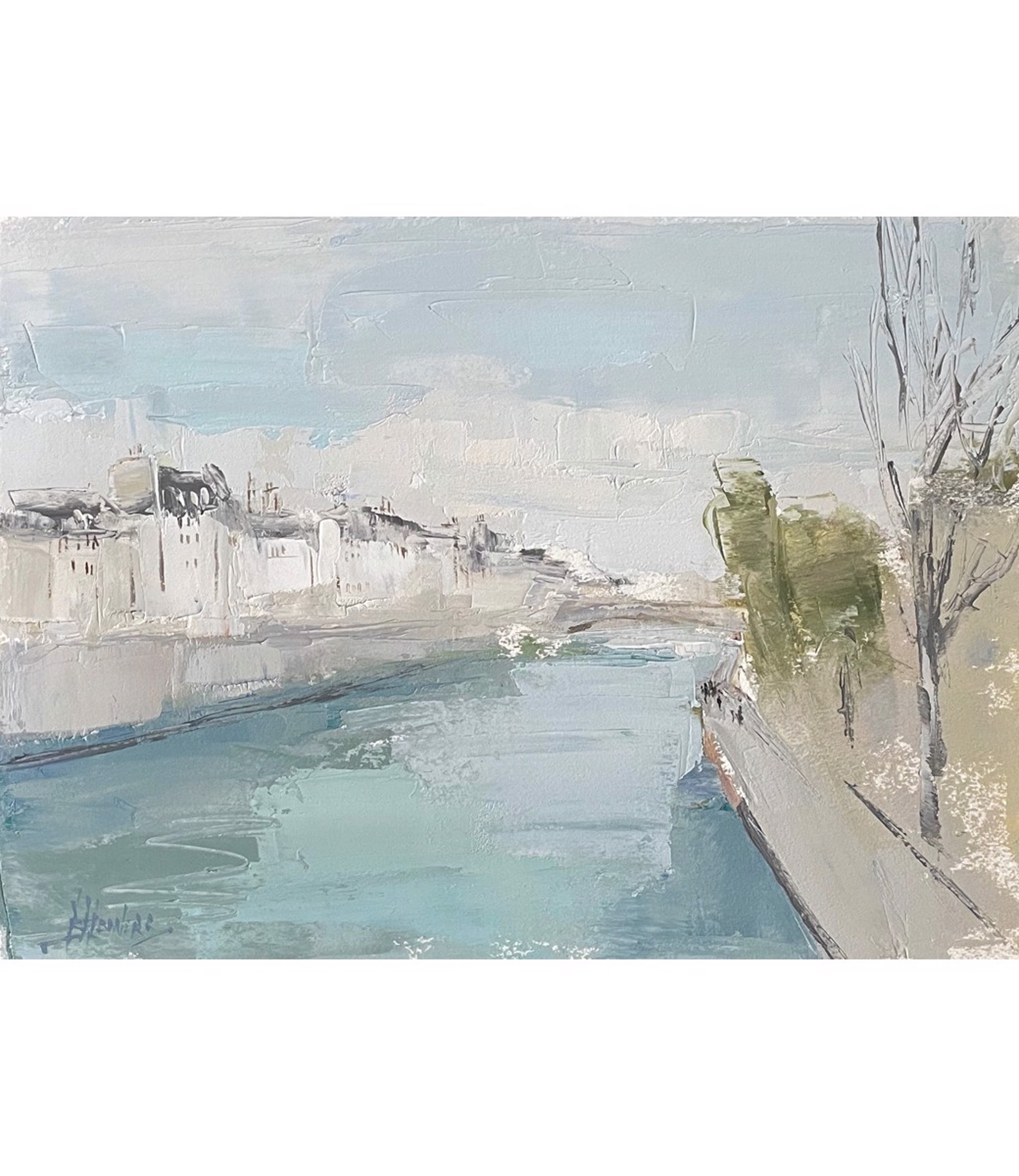 Along the Seine by Barbara Flowers