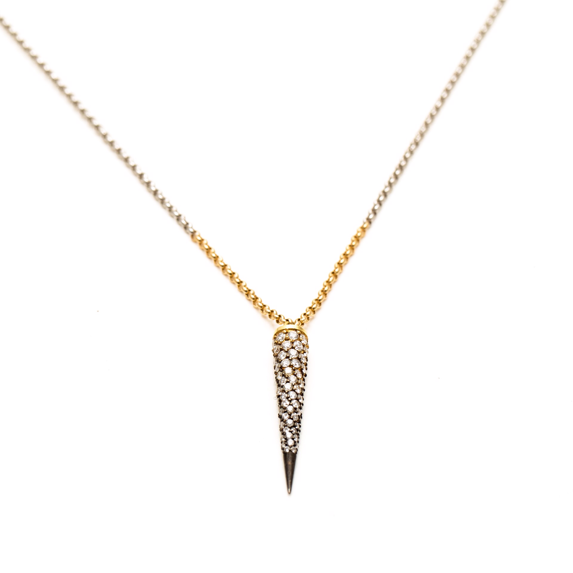 I Am Deadly - Diamond Spike Necklace by Carley Jewels