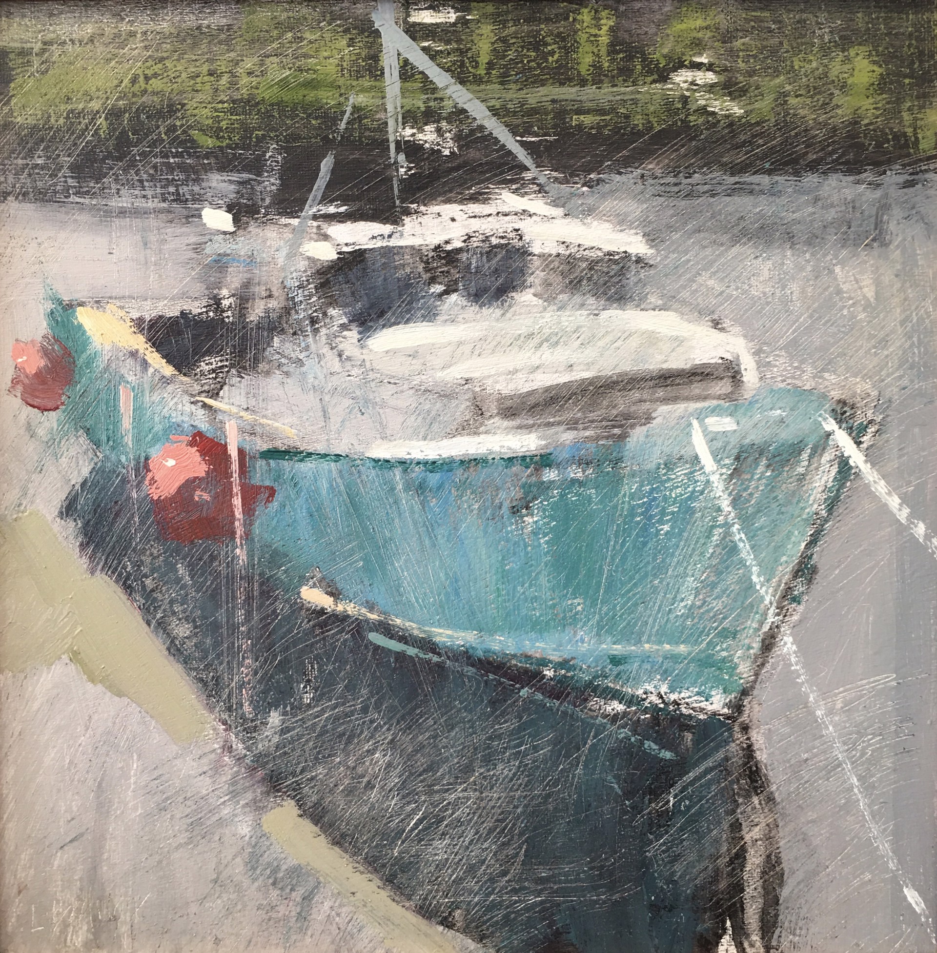 Finn in the Harbor by Lon Brauer