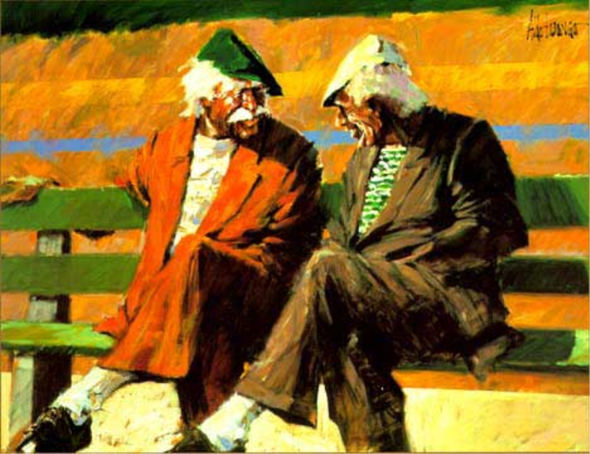 Telling Stories at the Bench by Aldo Luongo