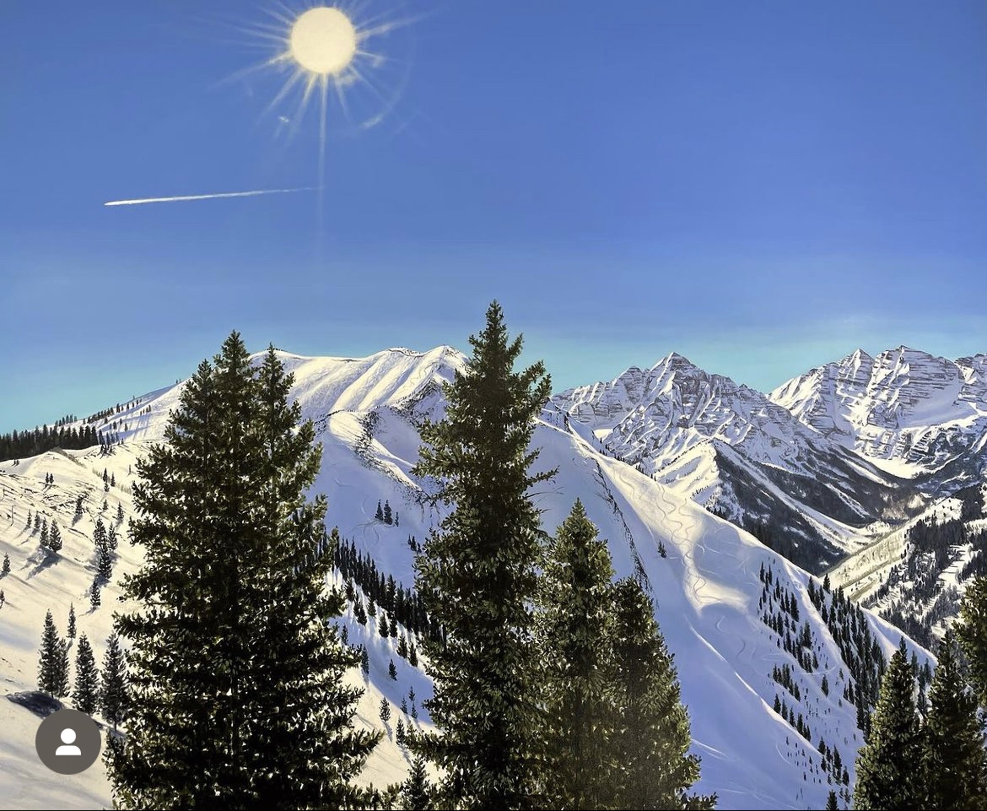 A Patroller's View; Aspen Highlands by Isabella Garaffa