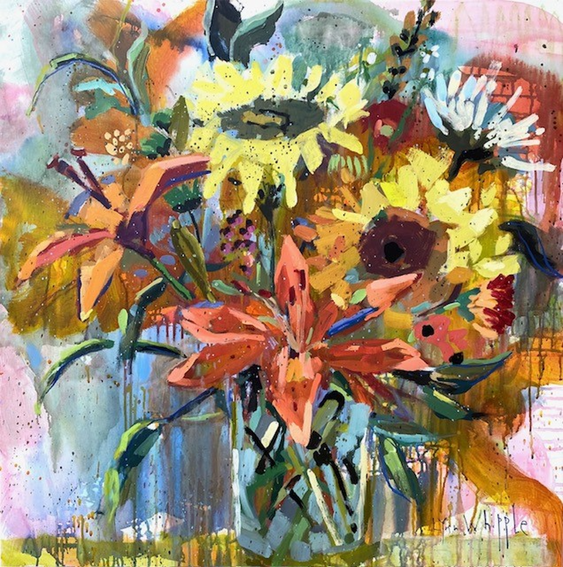 Cheerful Blooming by Lynn Whipple