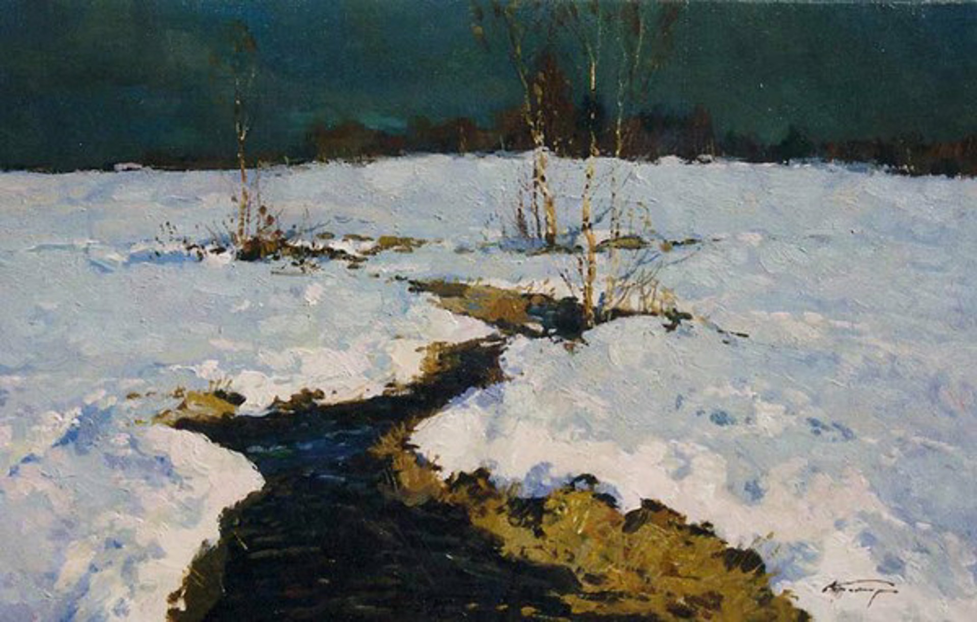 Winter Creek by Alexander Kremer