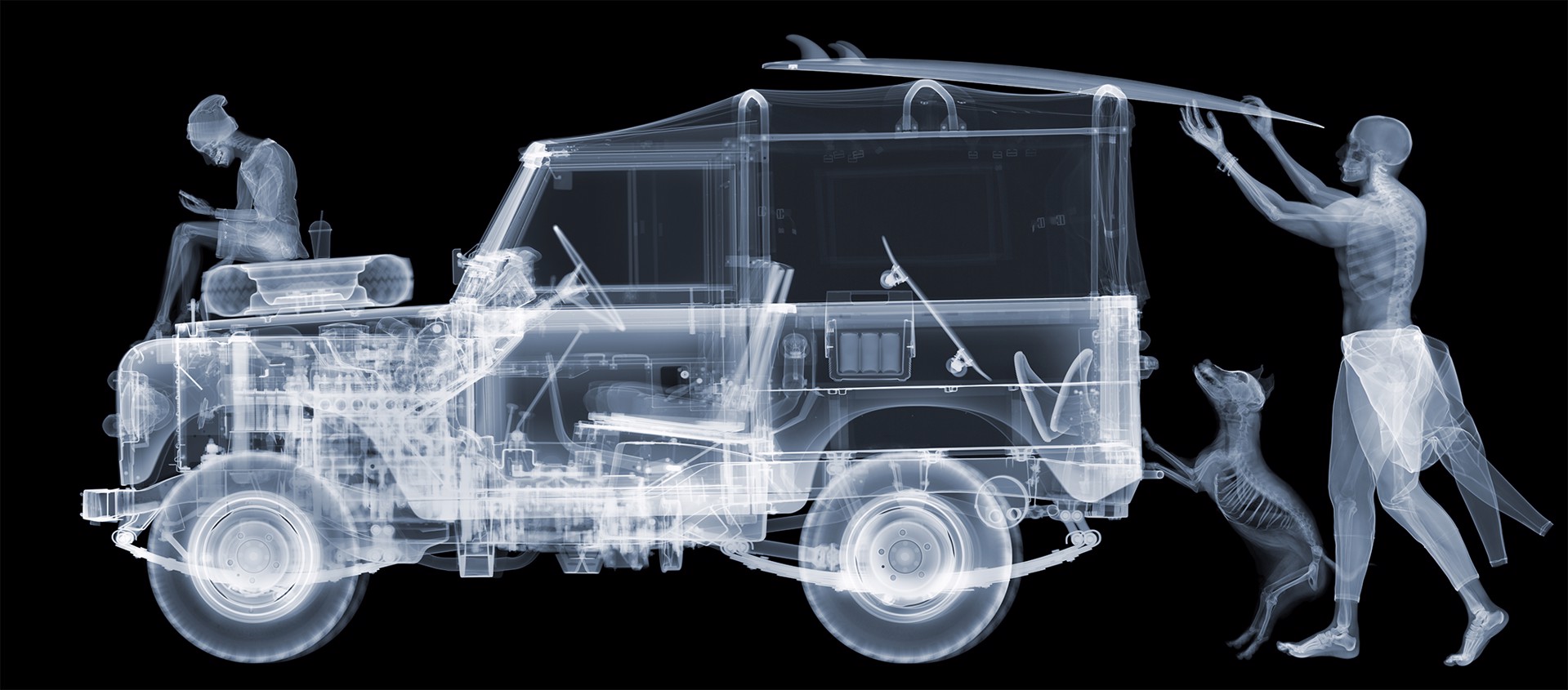 Land Rover Surf n Skate by Nick Veasey
