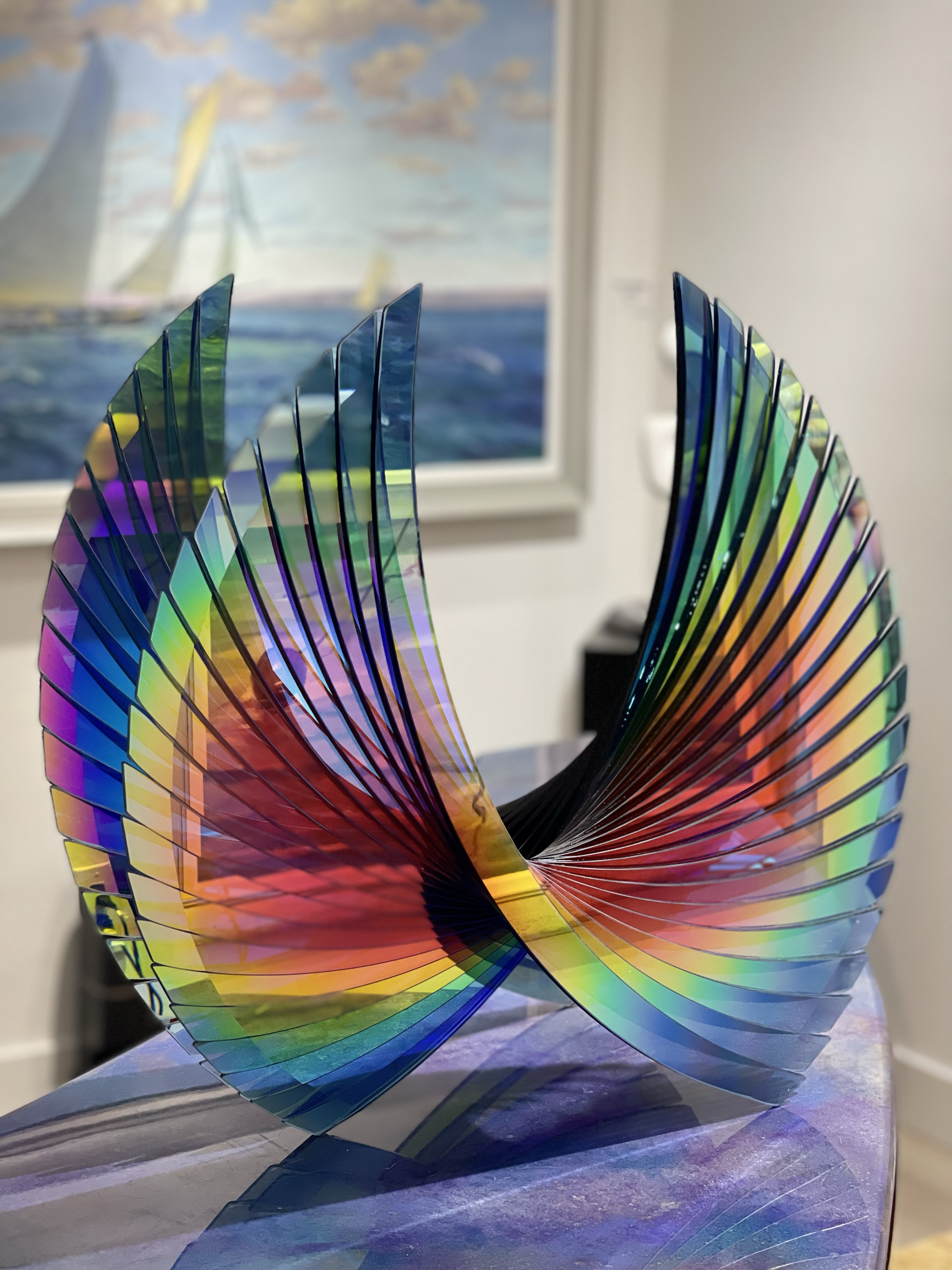 “Wings 24” (Pacifica, Dichroic) by Tom Marosz