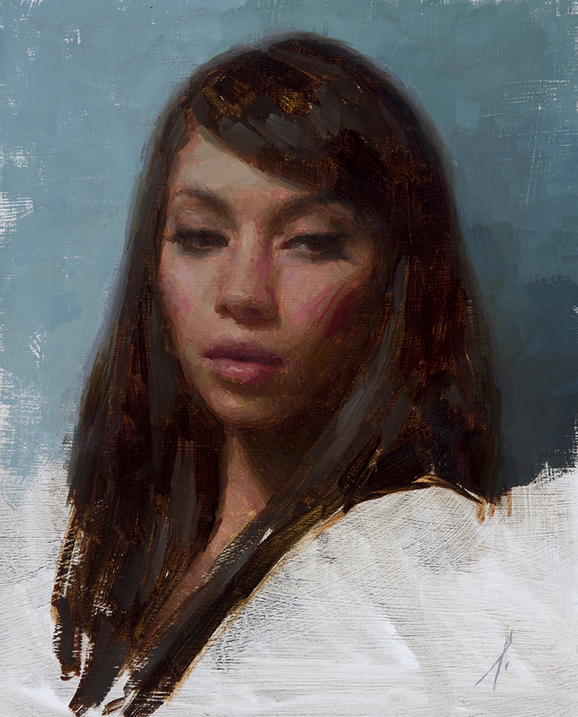 Portrait of a Young Woman by Mark Bradley Schwartz