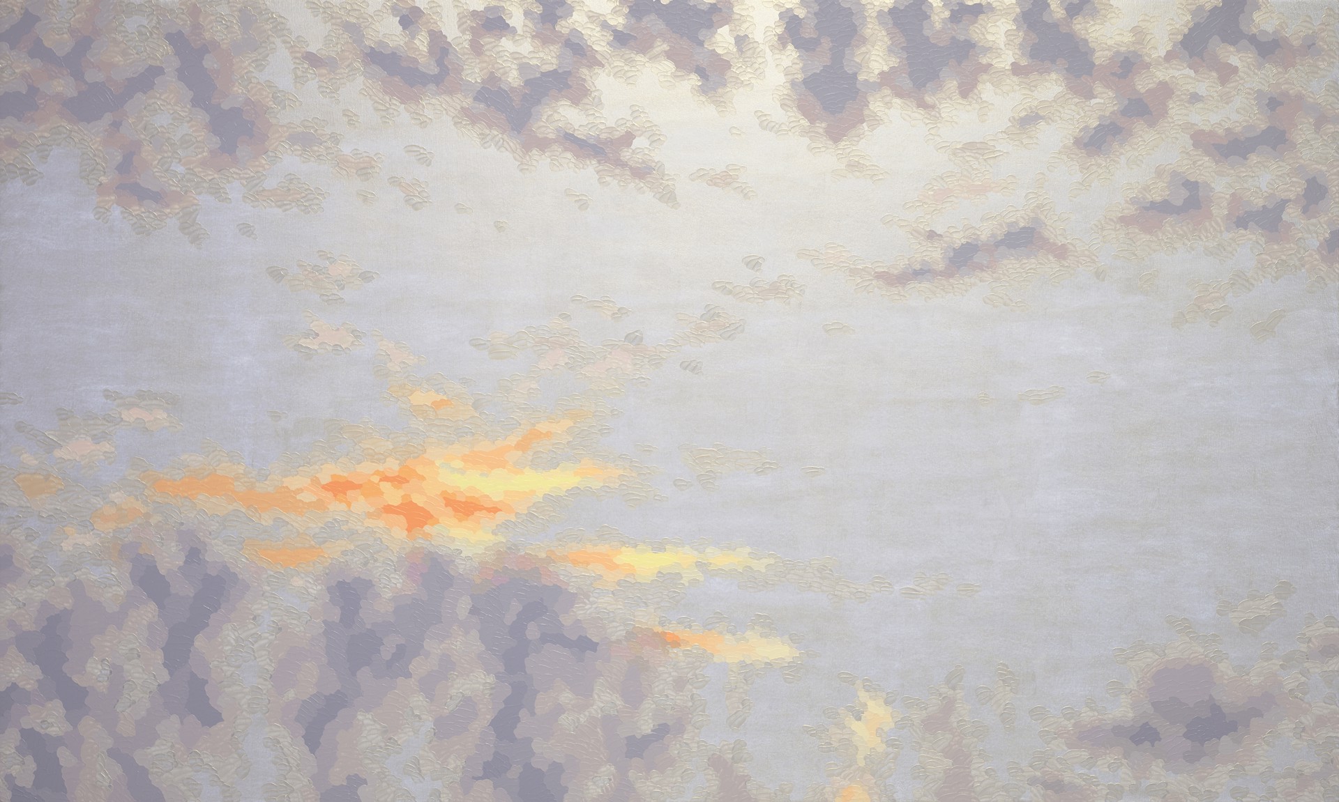Expansive Skies (gold) by Elaine Coombs