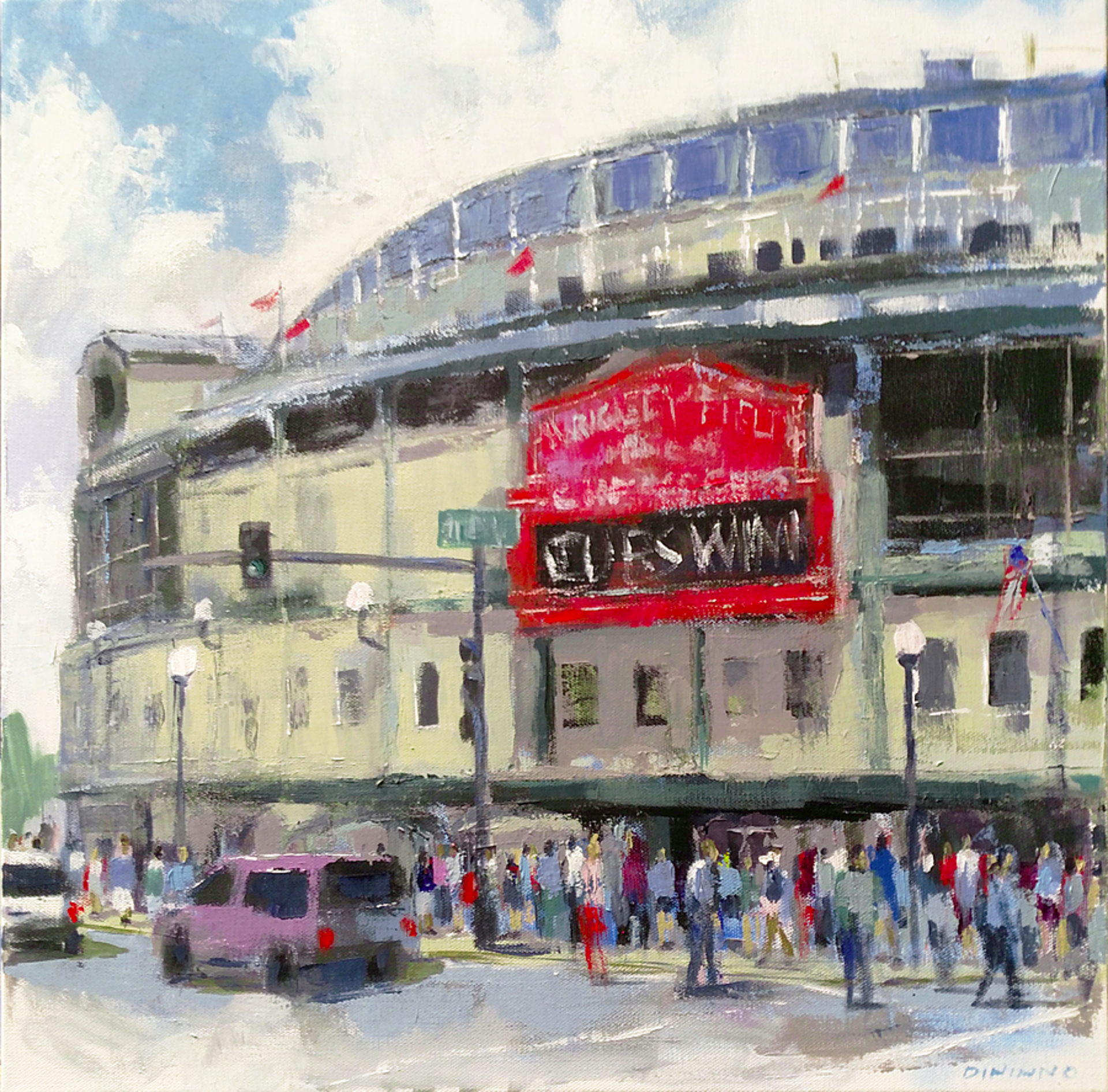 Cubs Win! by Steve Dininno