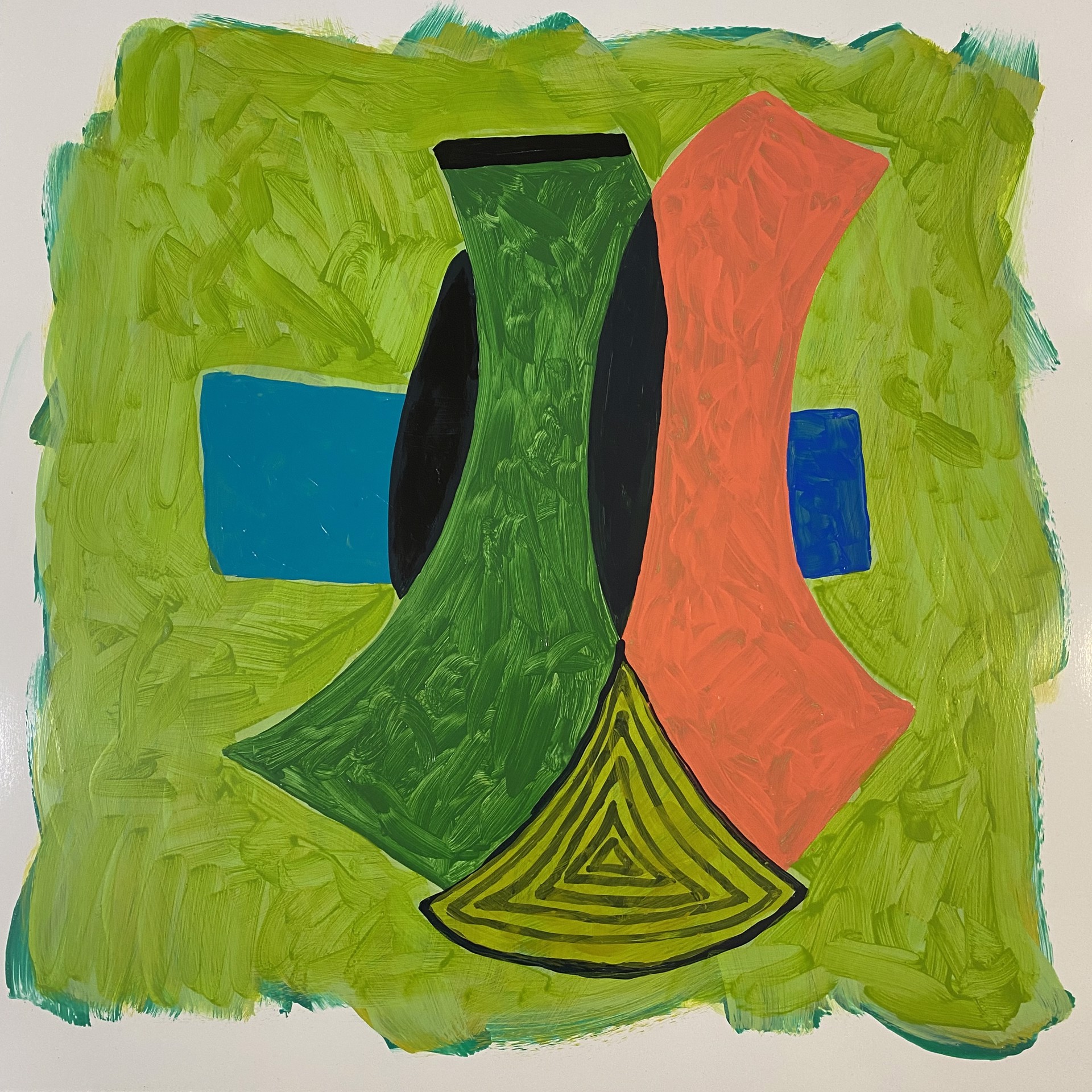 Tile, Green by Pamela Nelson