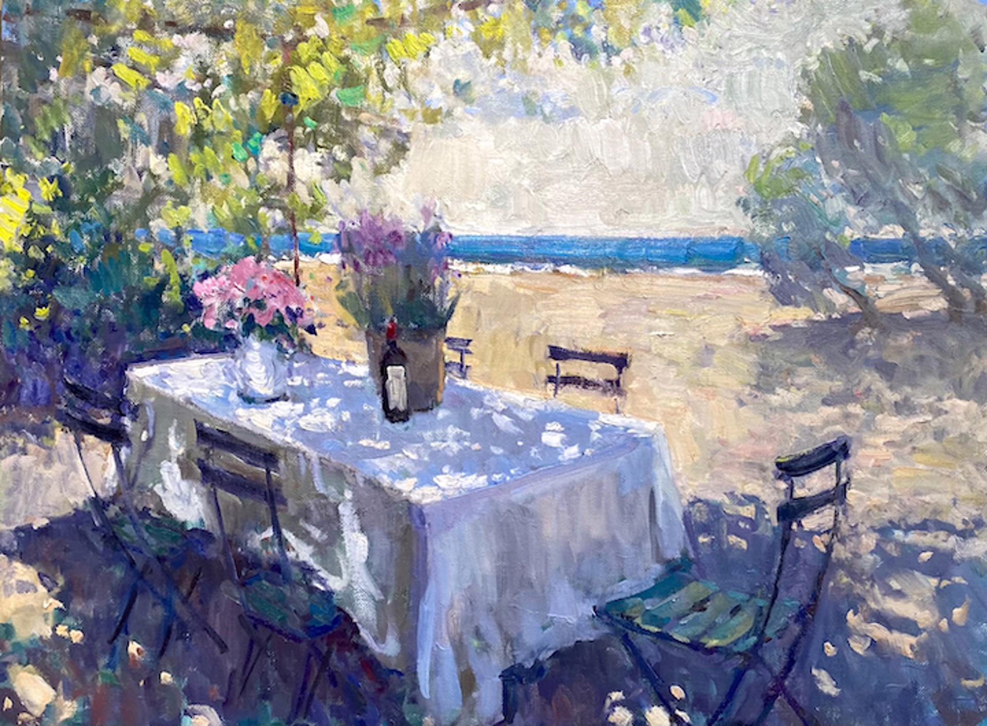 Table with a View by Richard Oversmith