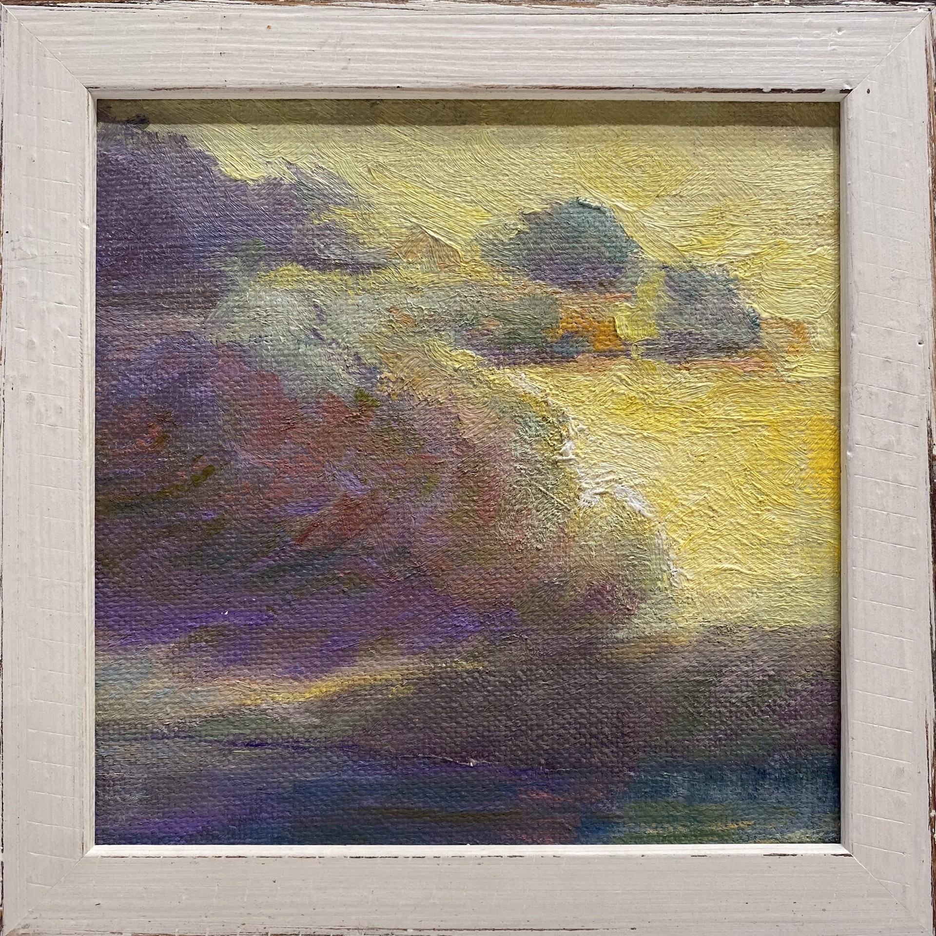 Sunset with Purple Clouds (L589) by Joan Horsfall Young