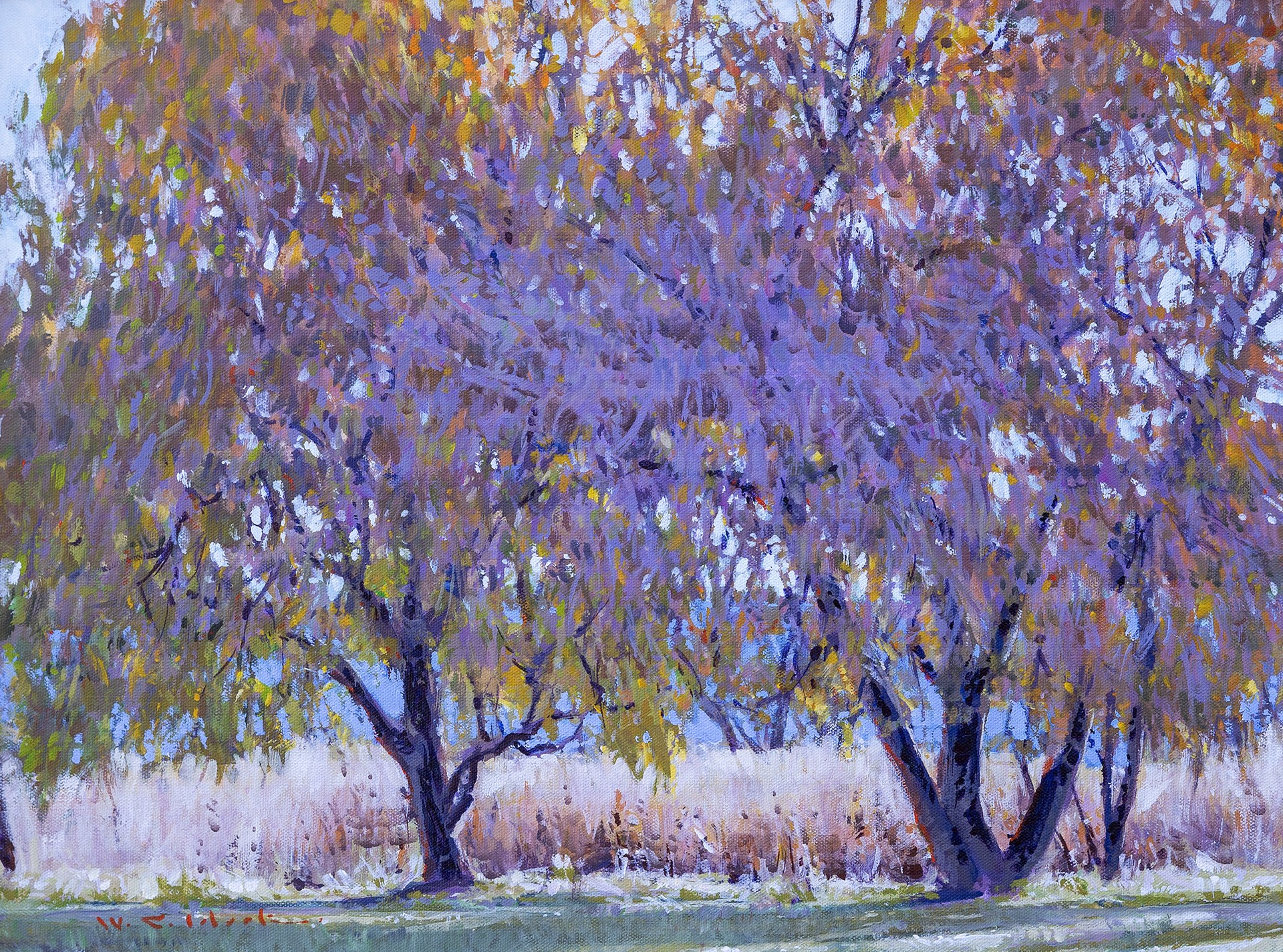 November Orchard by William C. Hook