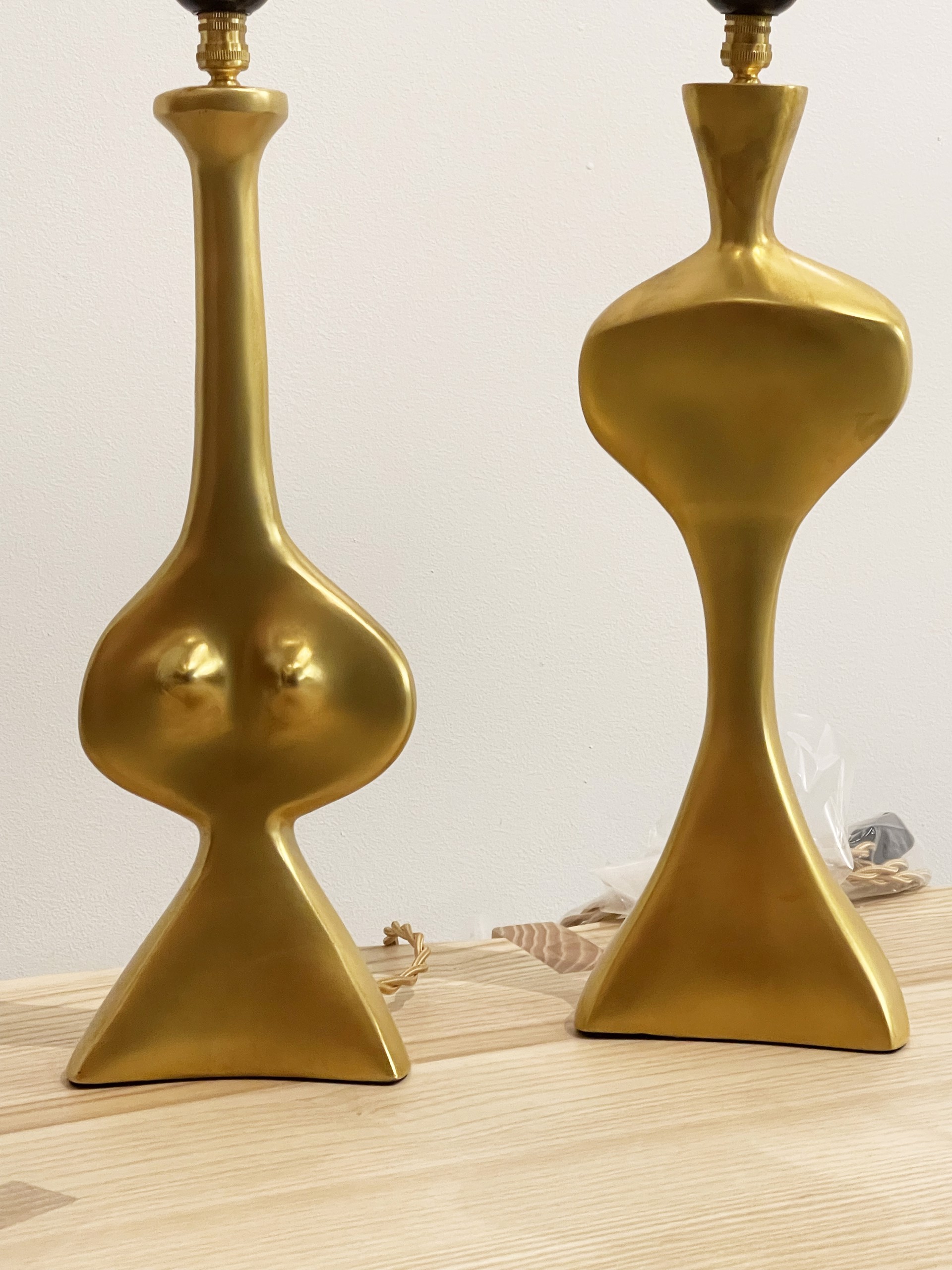 "Adam & Eve" Gold plated by Jacques Jarrige
