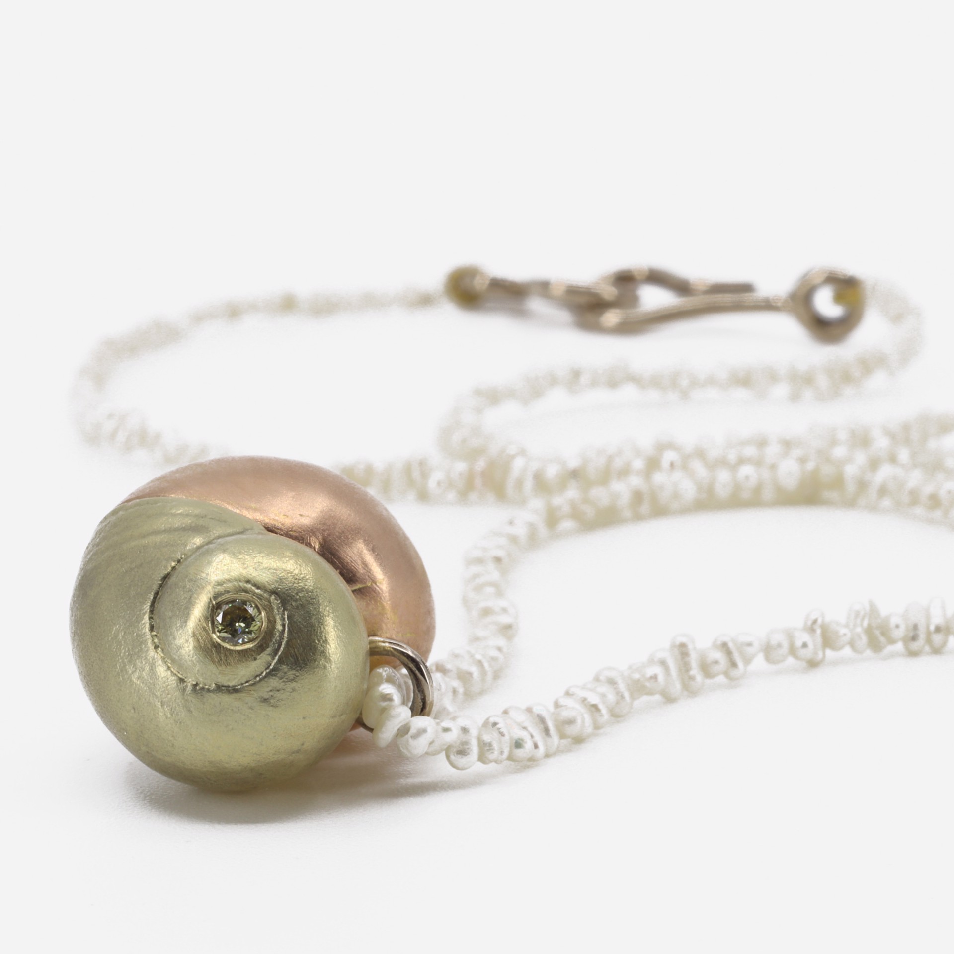 He Sells Seashell: Large Shell Heart Necklace by Christopher Thompson Royds