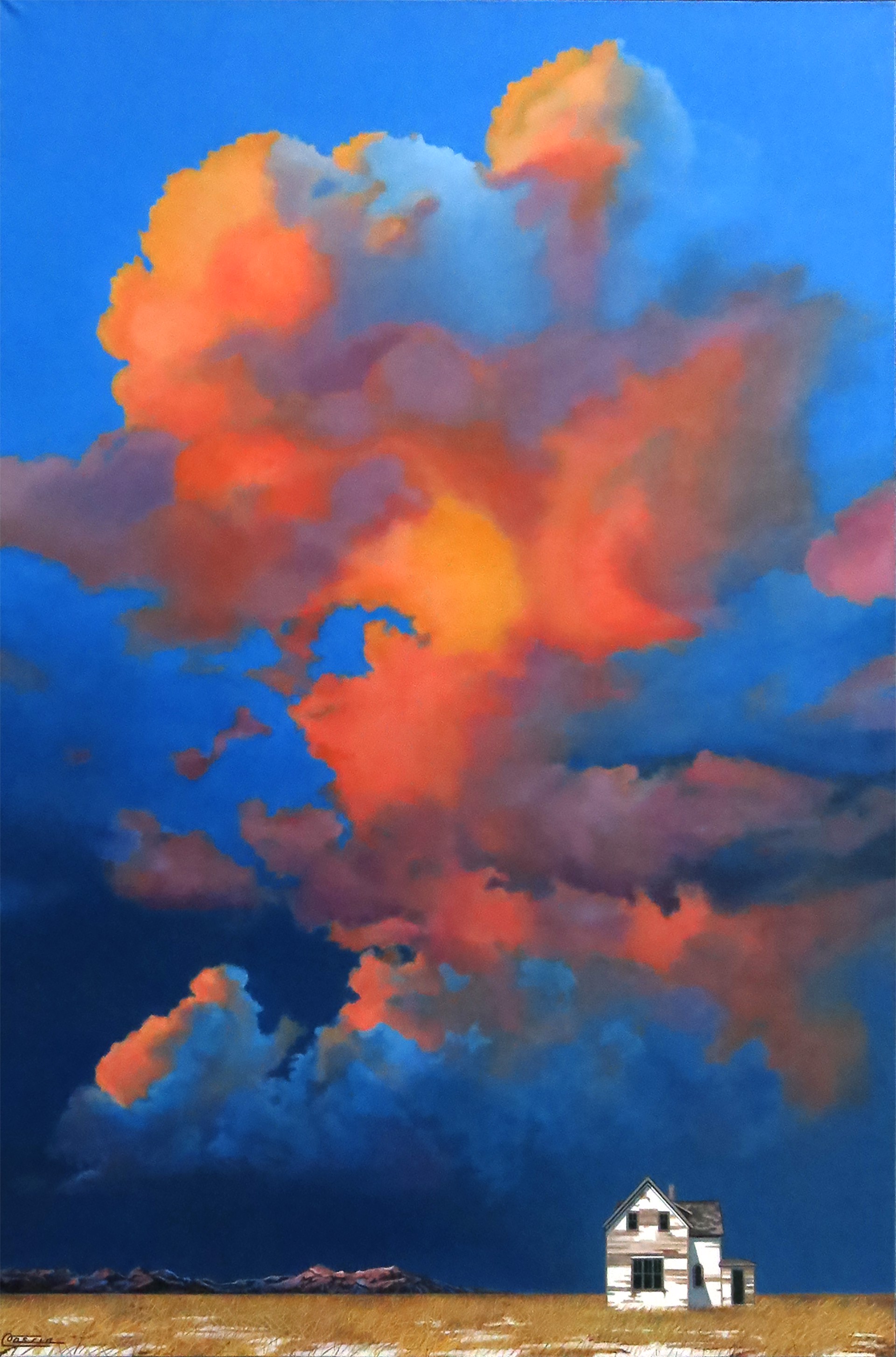 Sunset Thunderhead II (SOLD) by BRUCE CASCIA