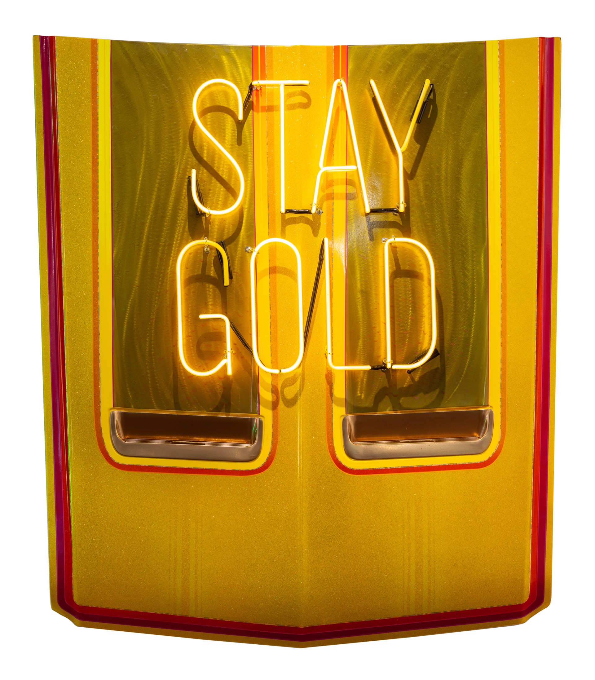 "Stay Gold" Car Hood by RISK X Adam Stone