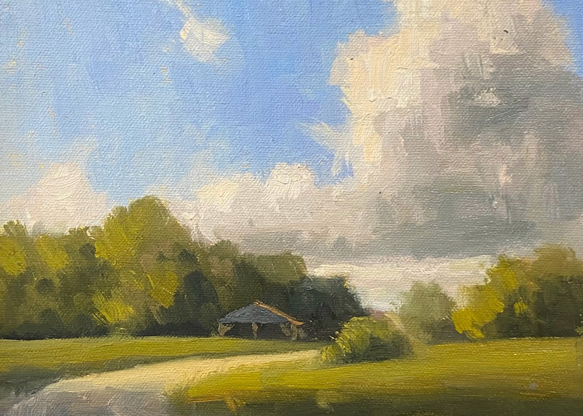 Hay Barn in the Hills by Cristine Sundquist