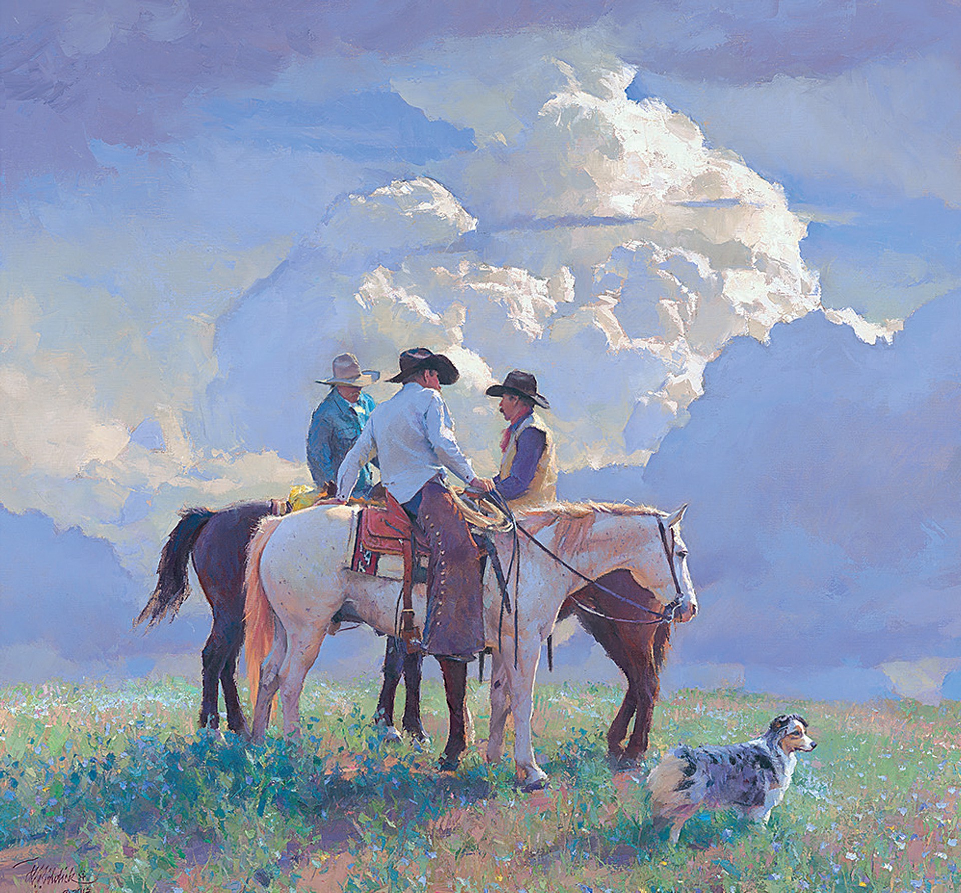 Cowboy Conference Call by R. S. Riddick