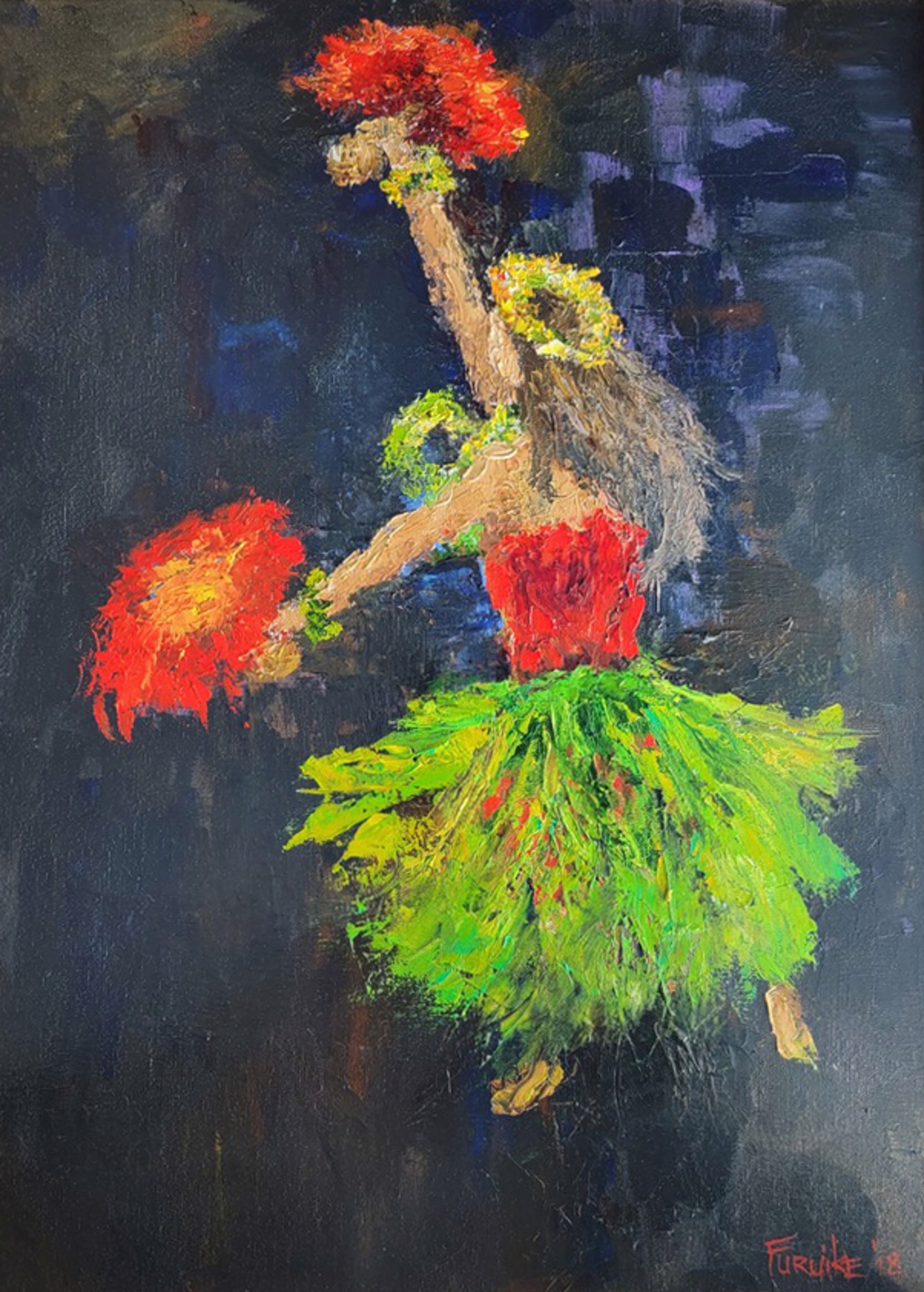 Hula ʻUlīʻulī - Dance with Feathered Gourds by Ed Furuike