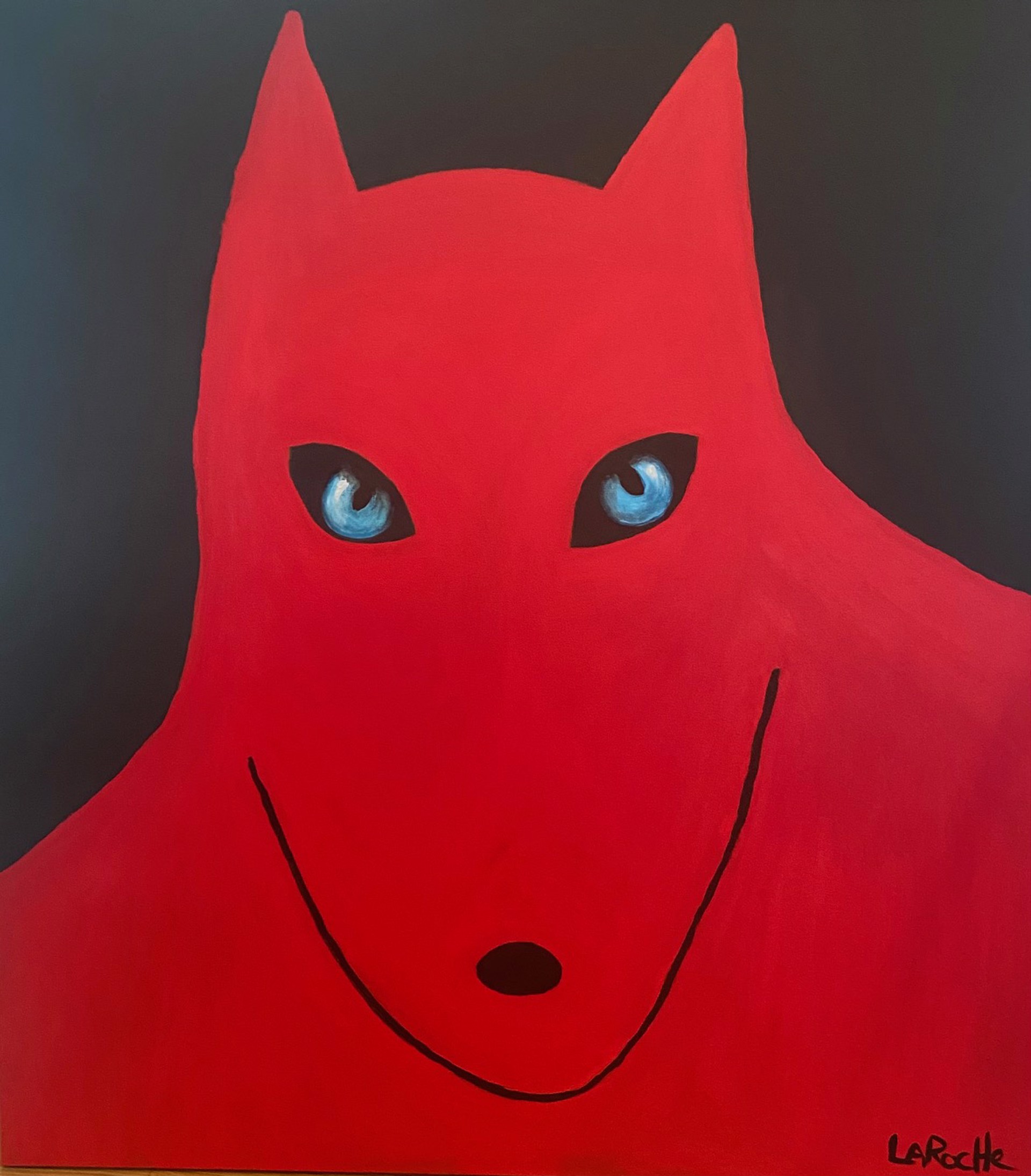 WILD RED WOLF II by Carole LaRoche